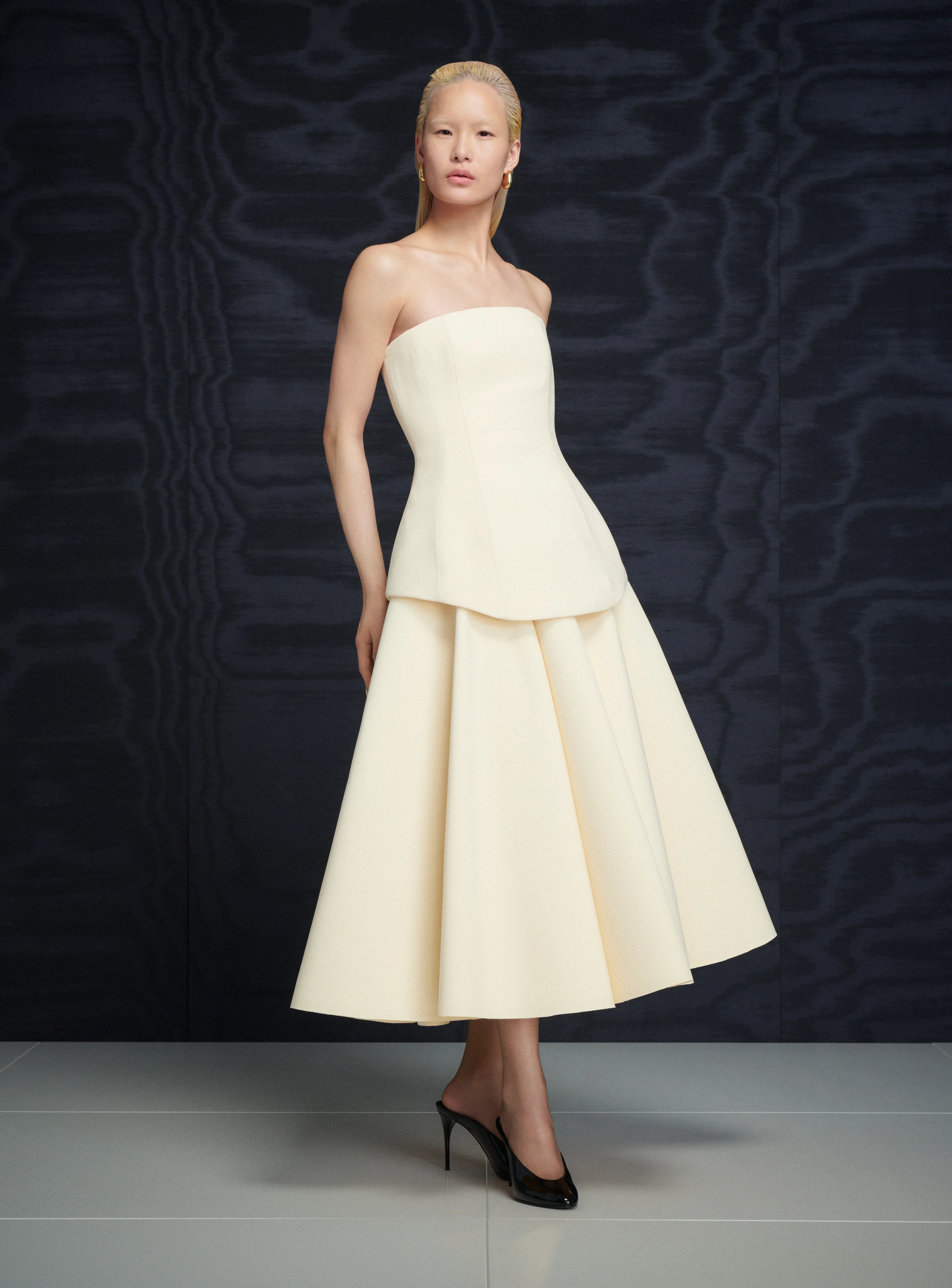 The Ada Midi Dress in Pearl - Image 2