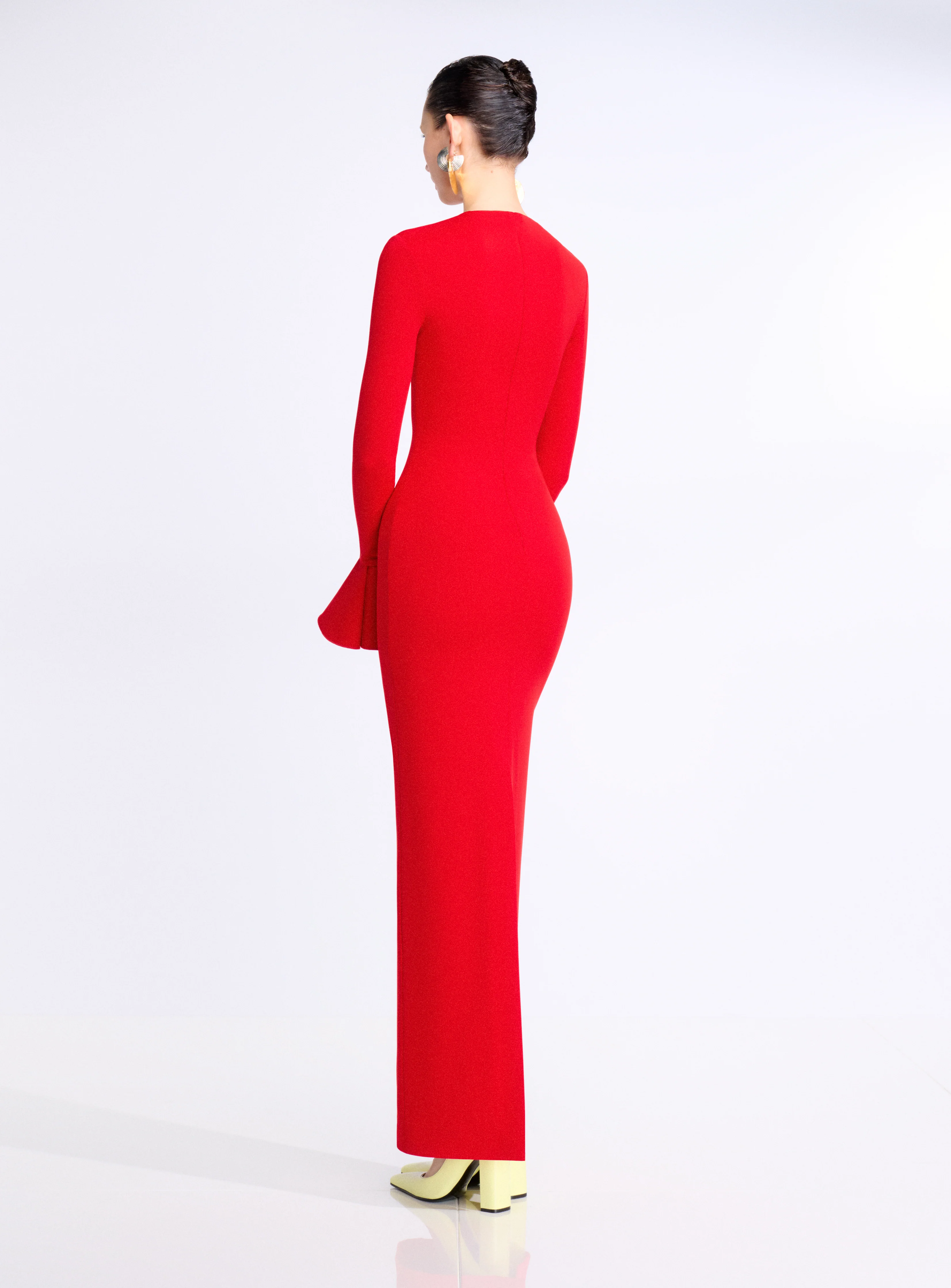 The Alicia Maxi Dress in Red - Image 5