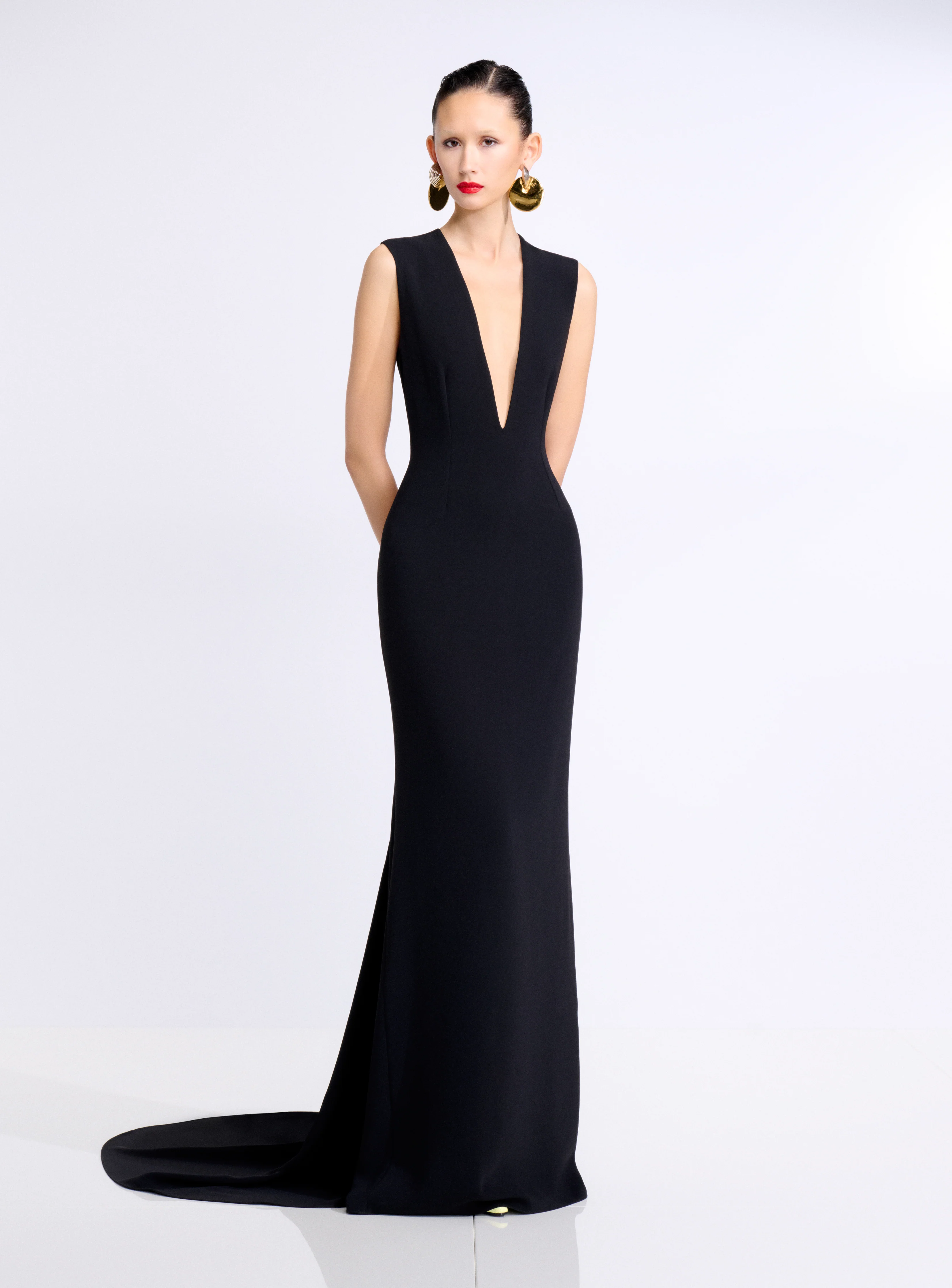 The Althea Maxi Dress in Black
