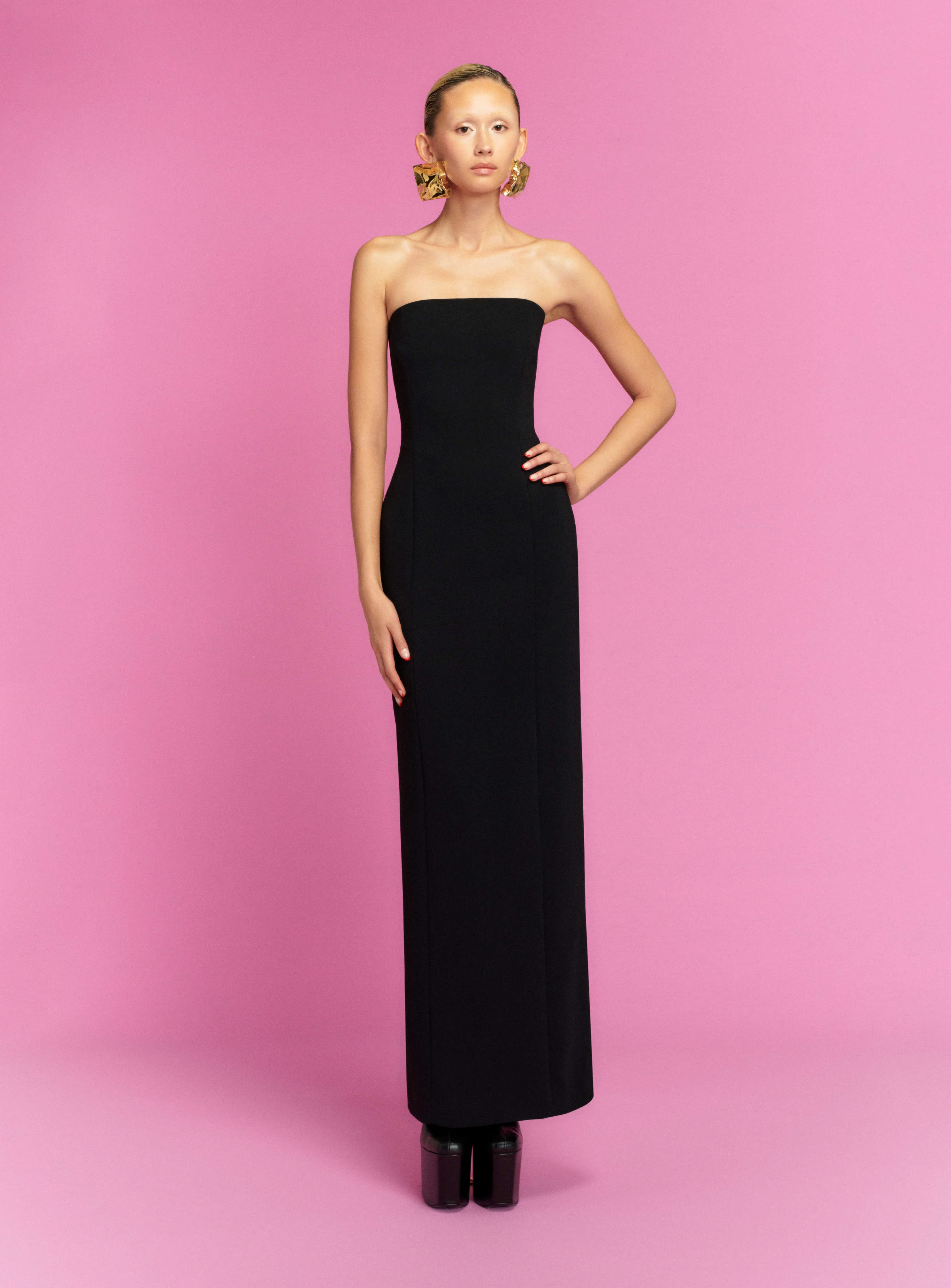 The Anderson Maxi Dress in Black - Image 2