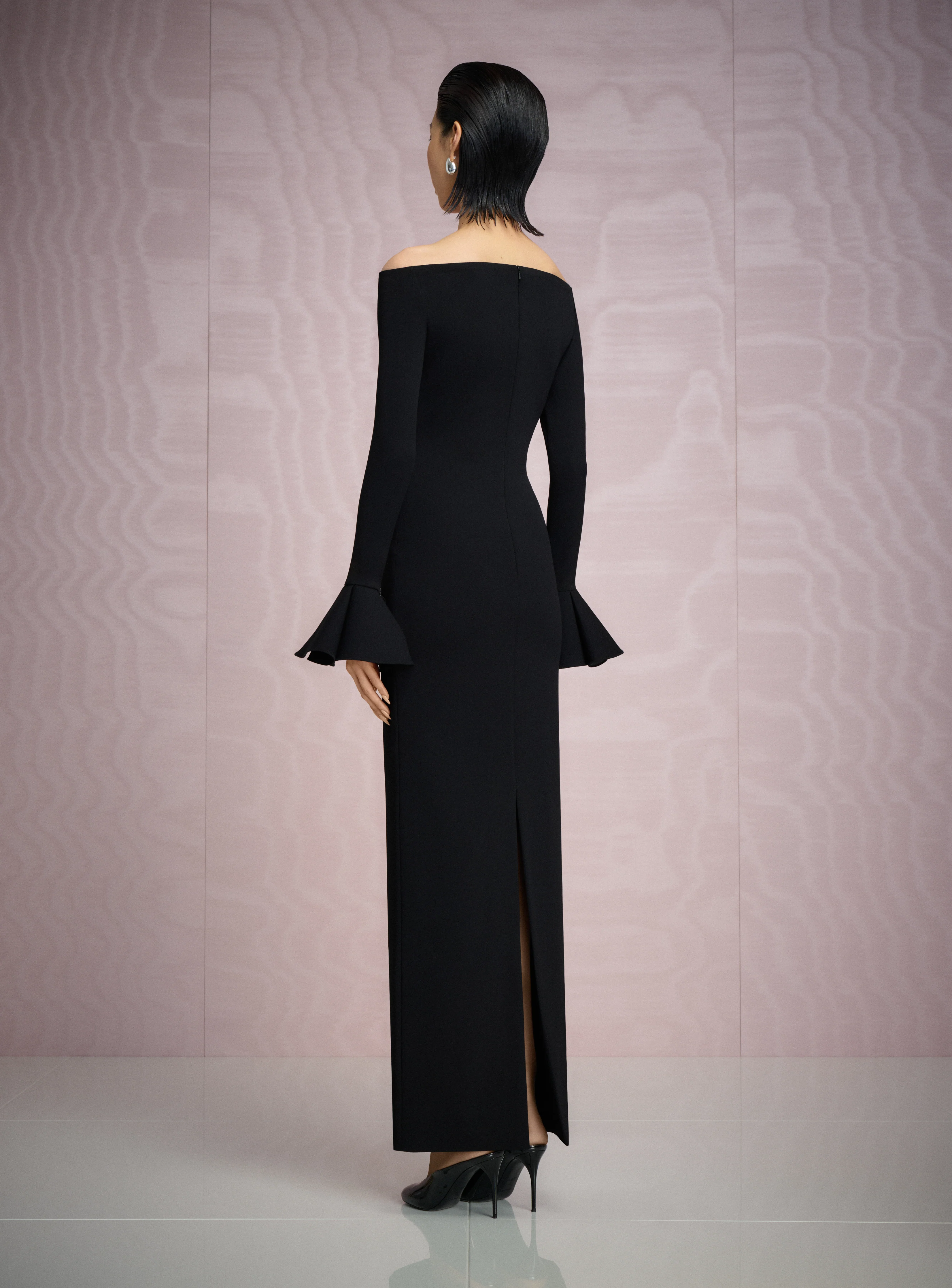 The Anica Maxi Dress in Black - Image 2