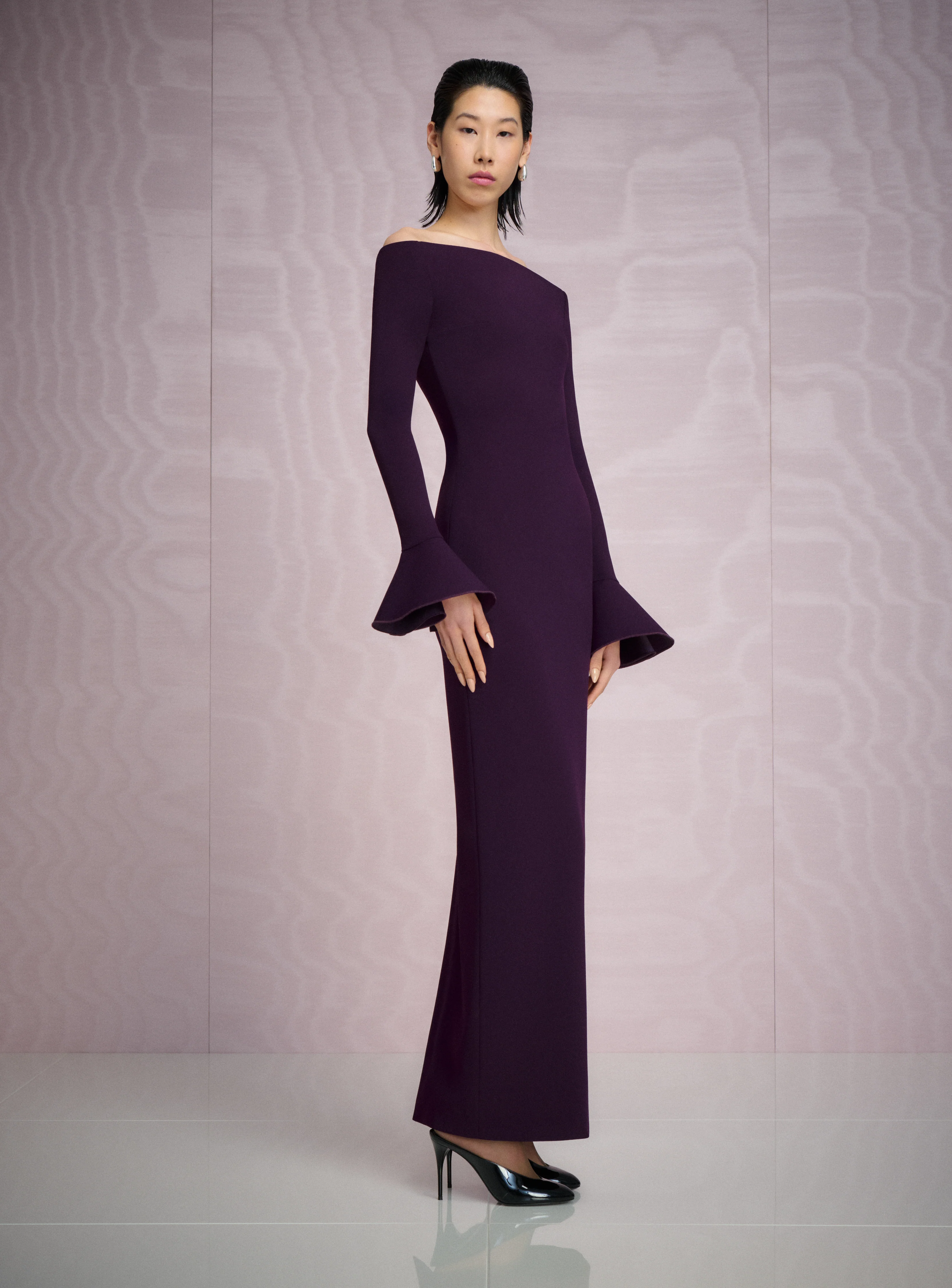 The Anica Maxi Dress in Plum - Image 4