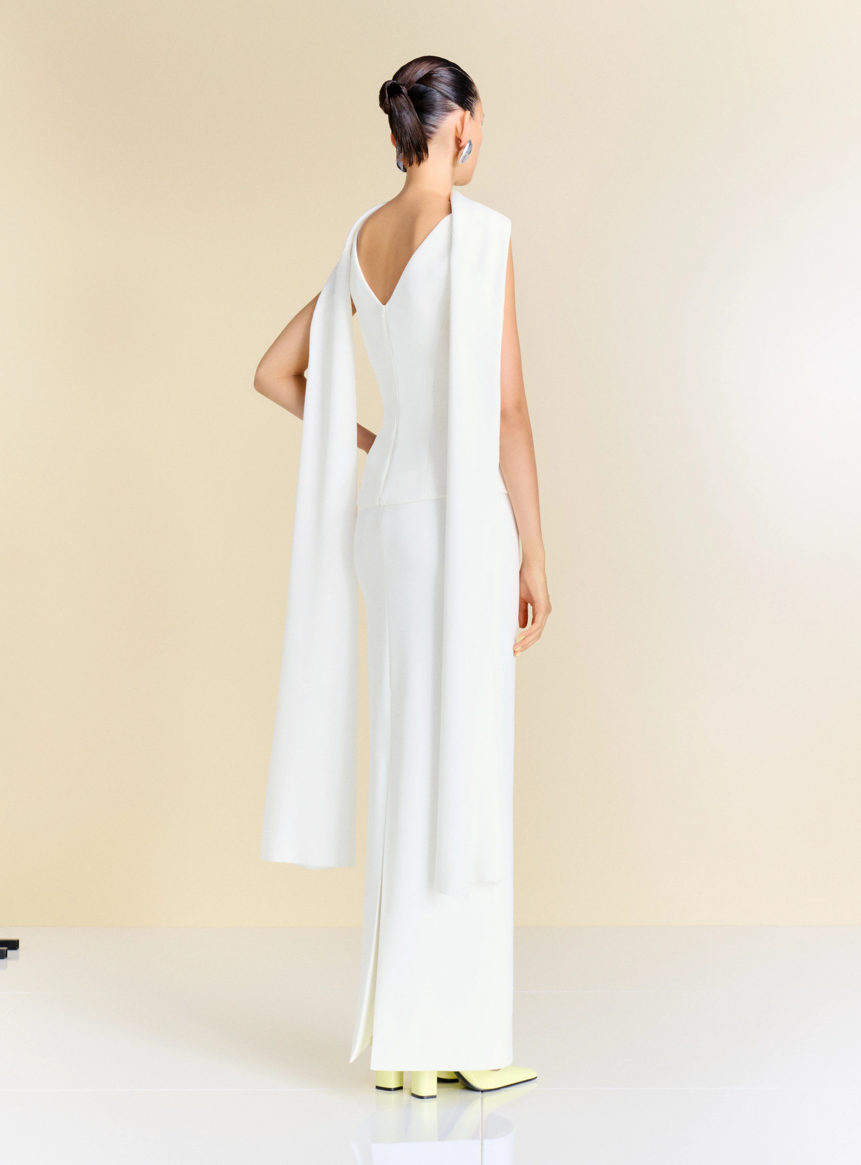 The Annie Maxi Dress in Cream - Image 3