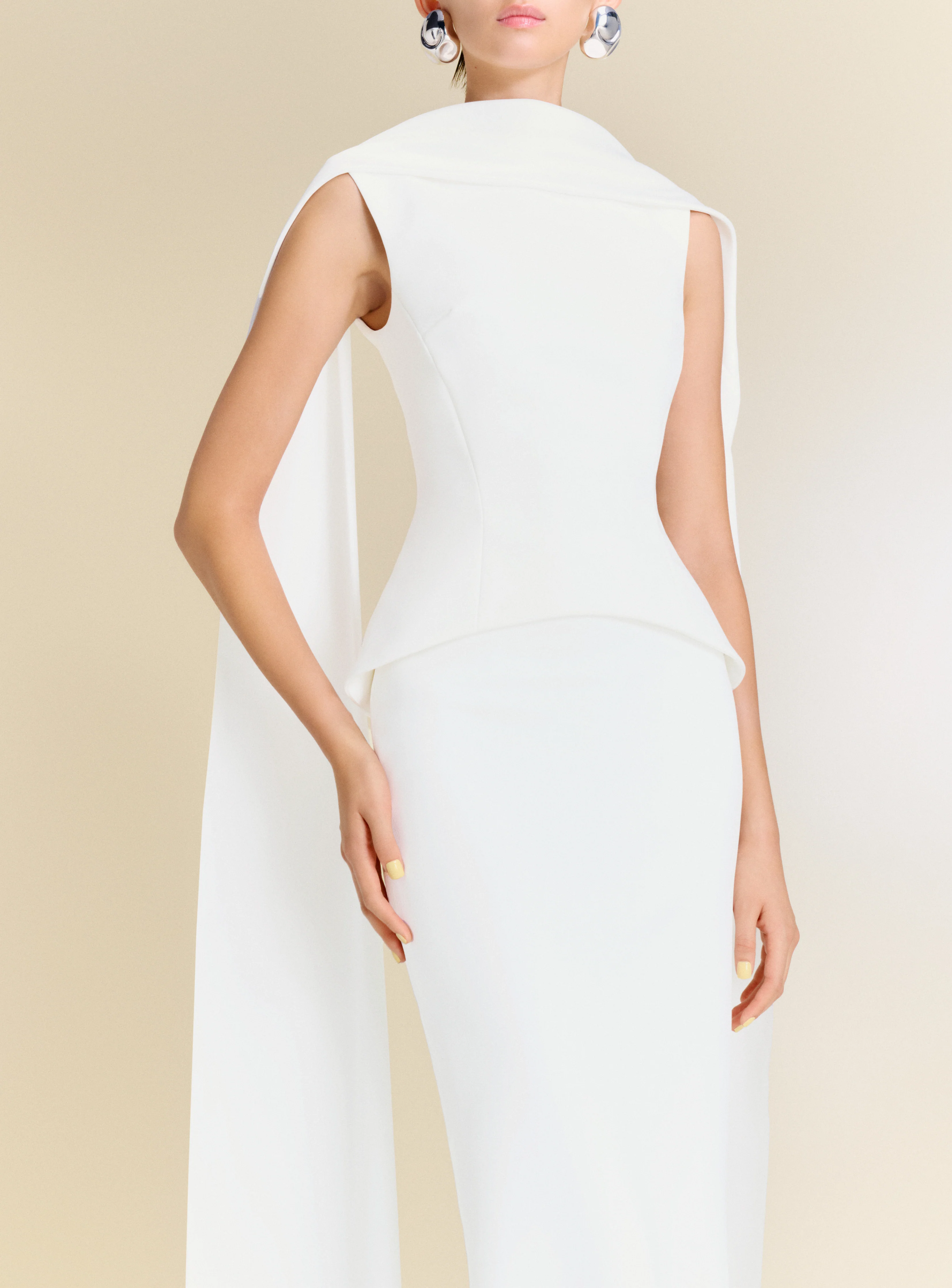 The Annie Maxi Dress in Cream - Image 4