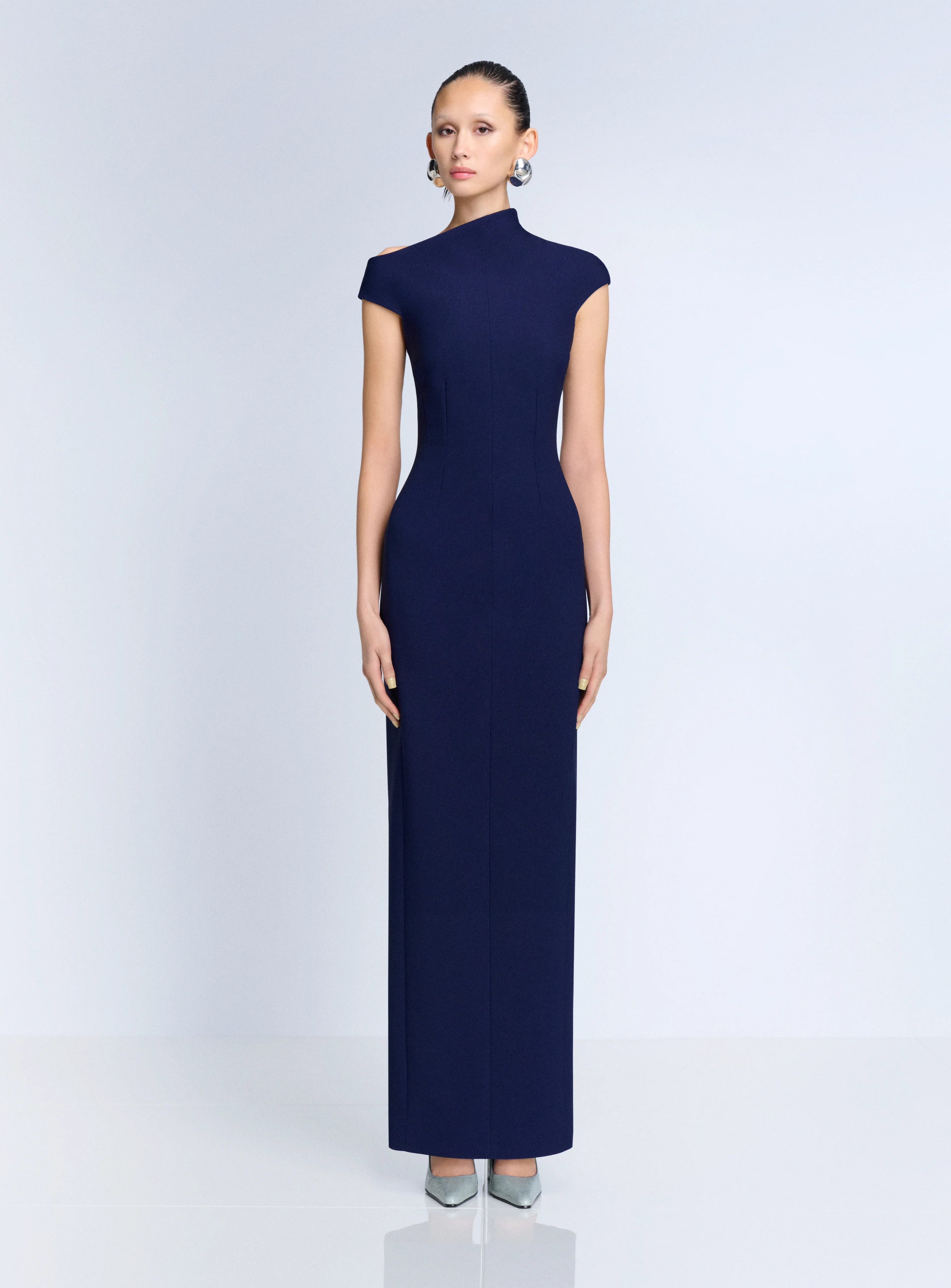 The Arion Maxi Dress in Navy