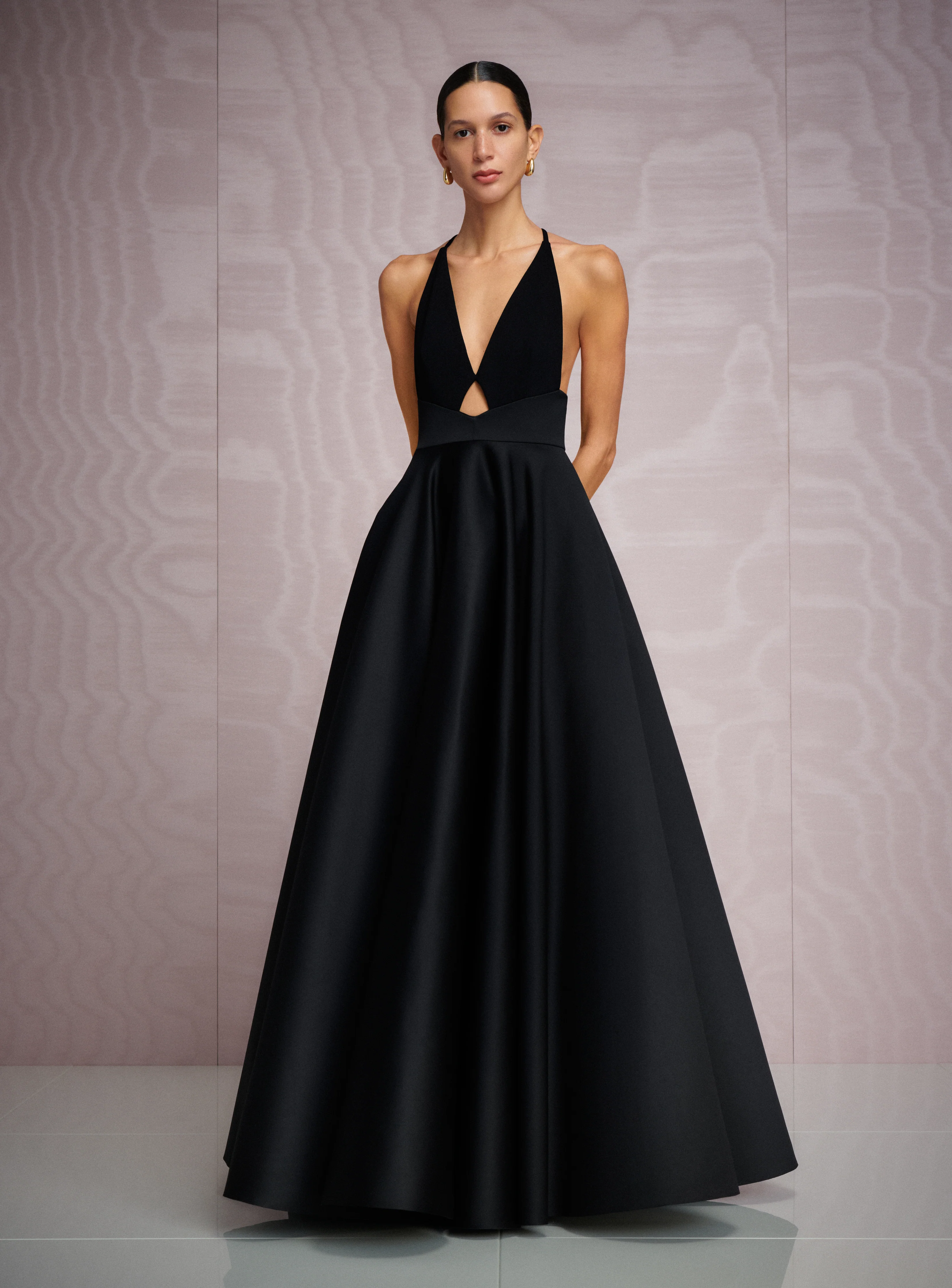 The Avallon Maxi Dress in Black