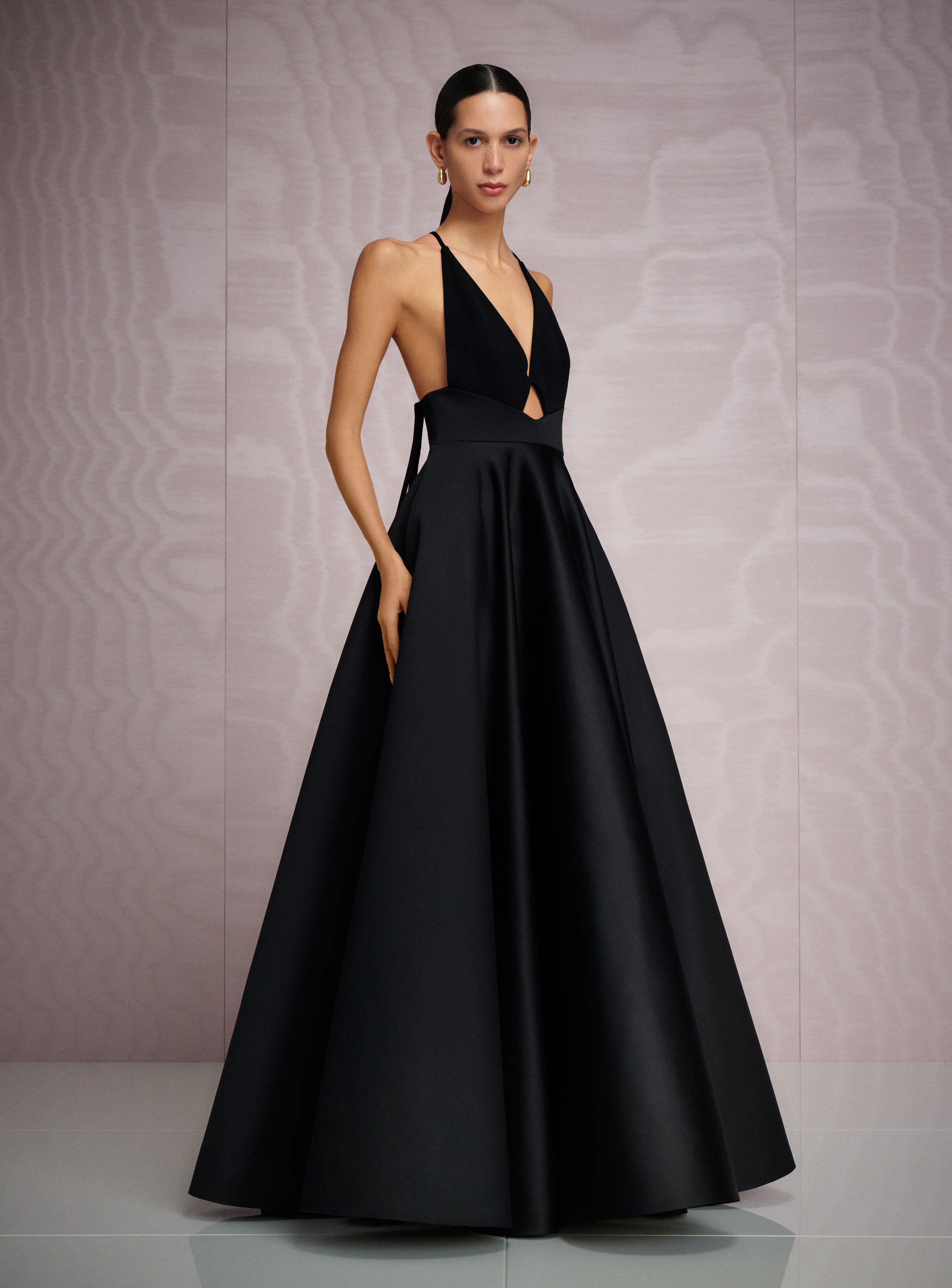 The Avallon Maxi Dress in Black - Image 2