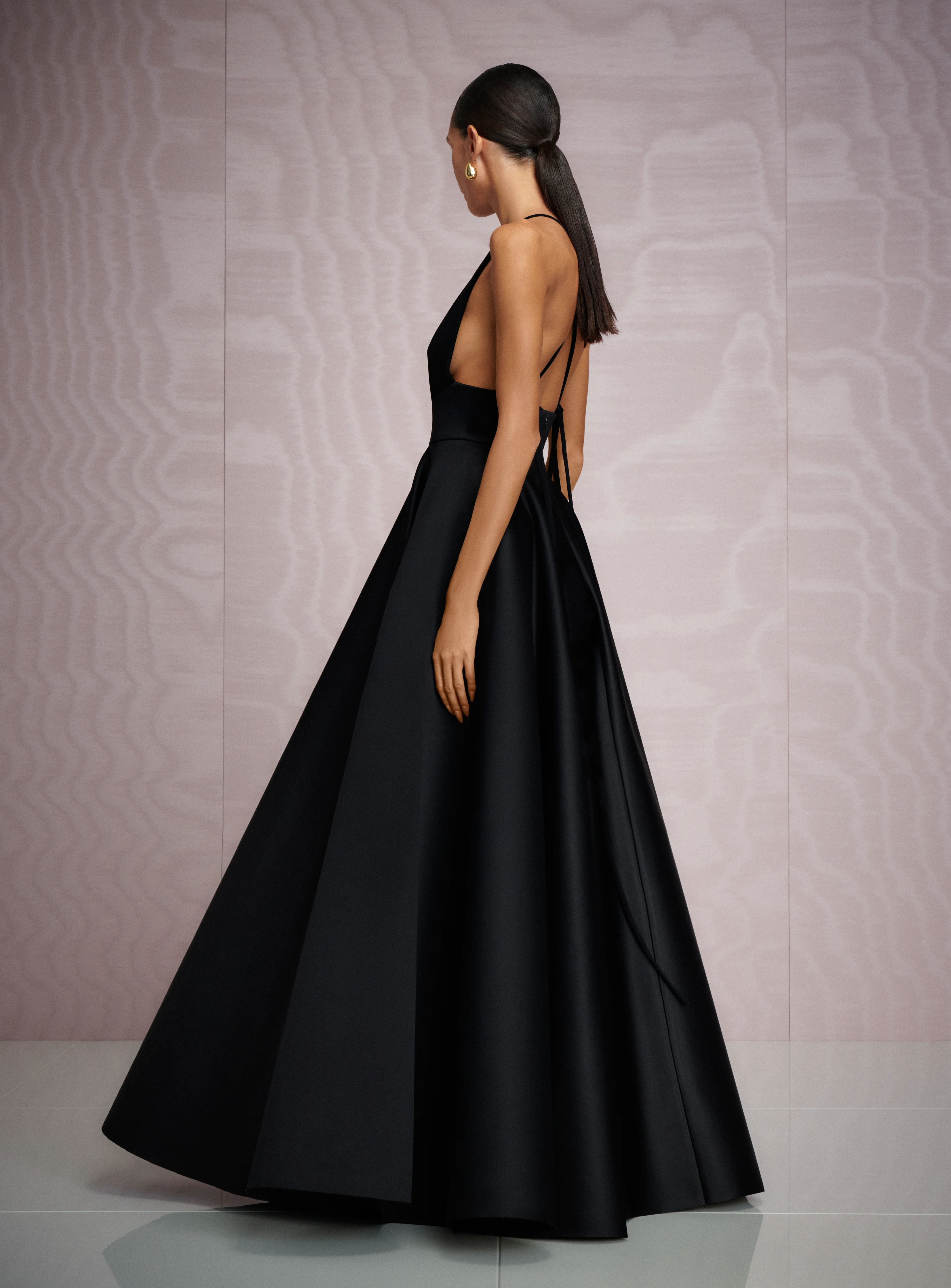 The Avallon Maxi Dress in Black - Image 5