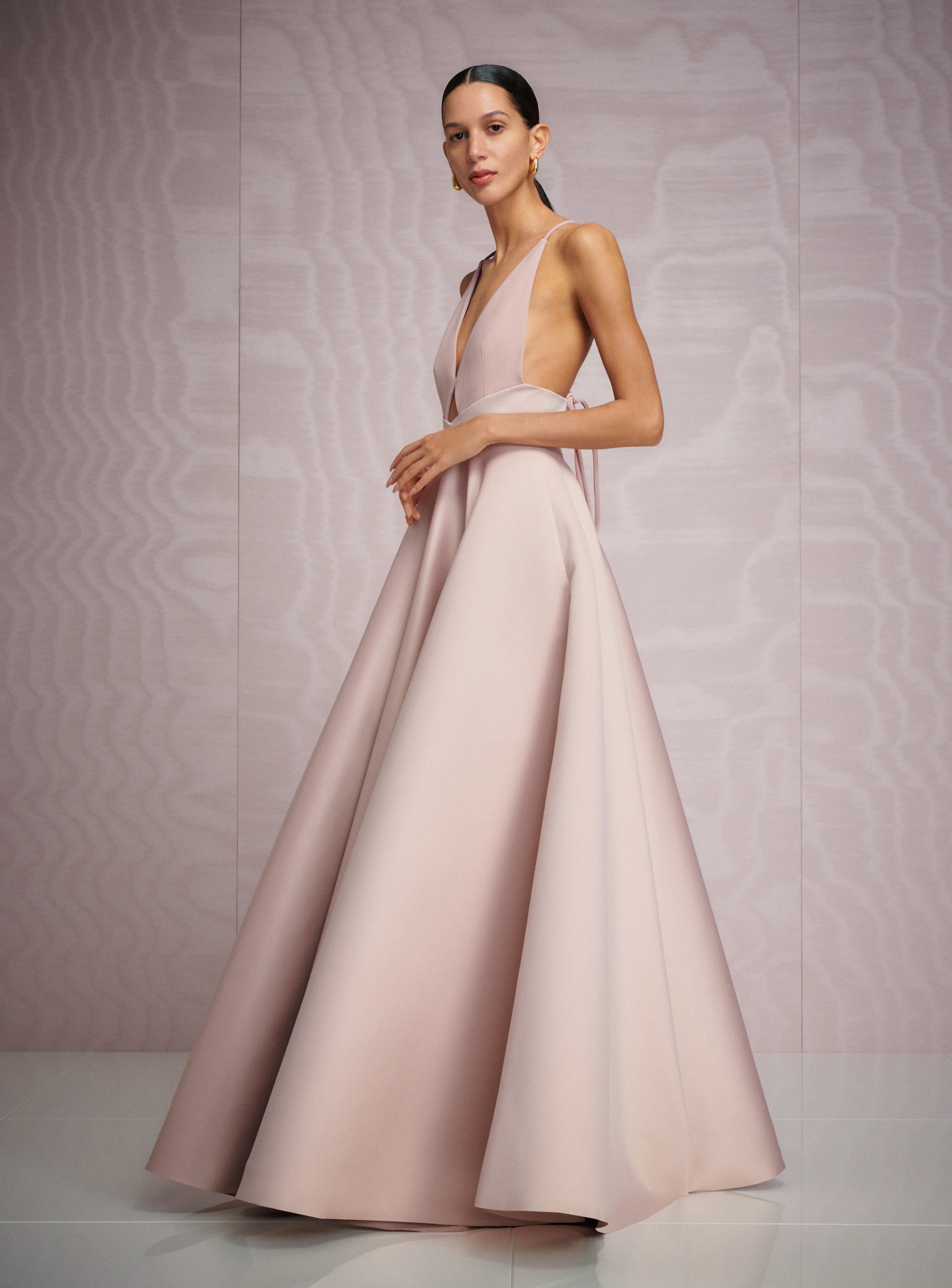 The Avallon Maxi Dress in Oyster - Image 4