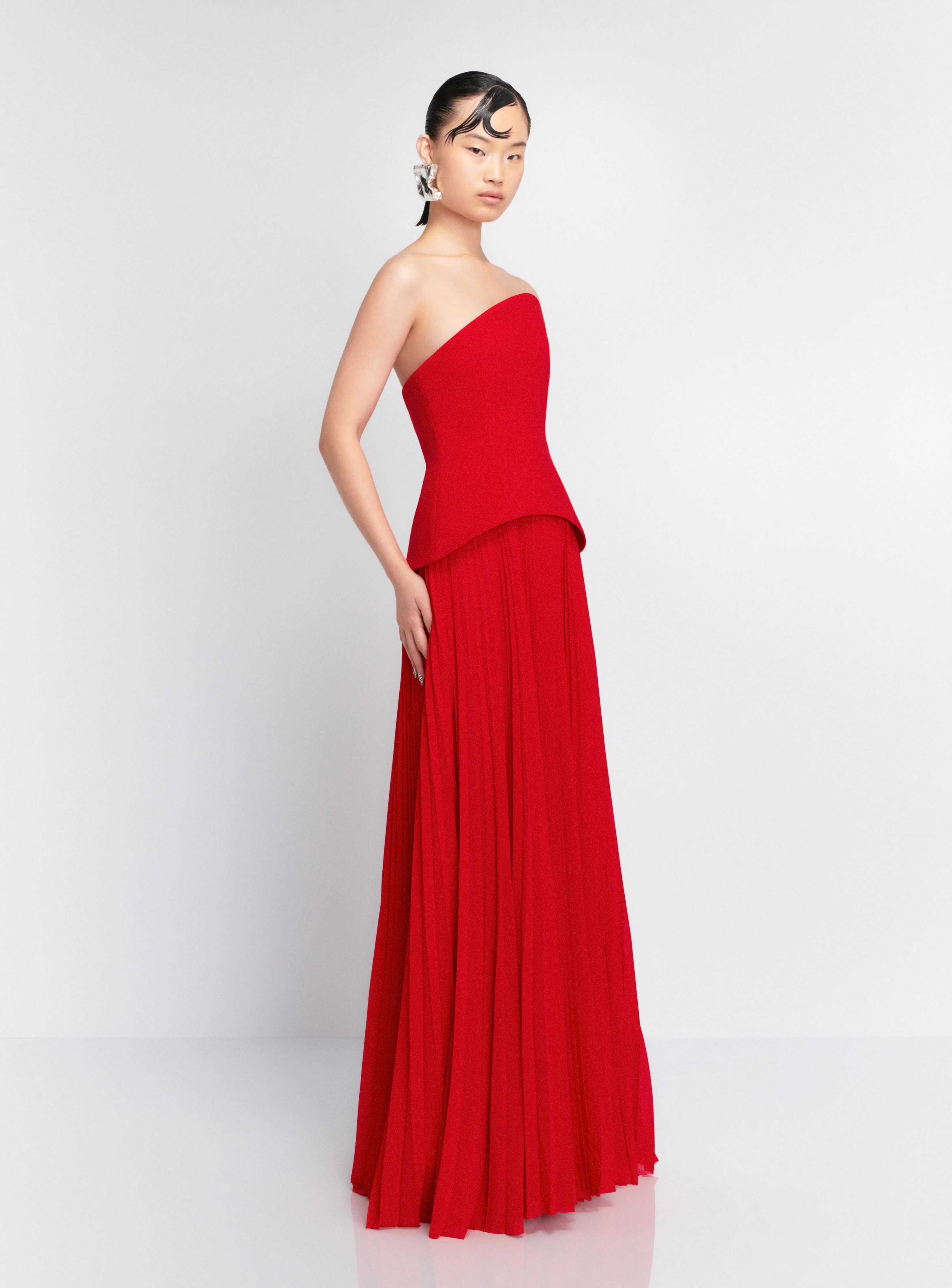 The Britt Maxi Dress in Red - Image 2