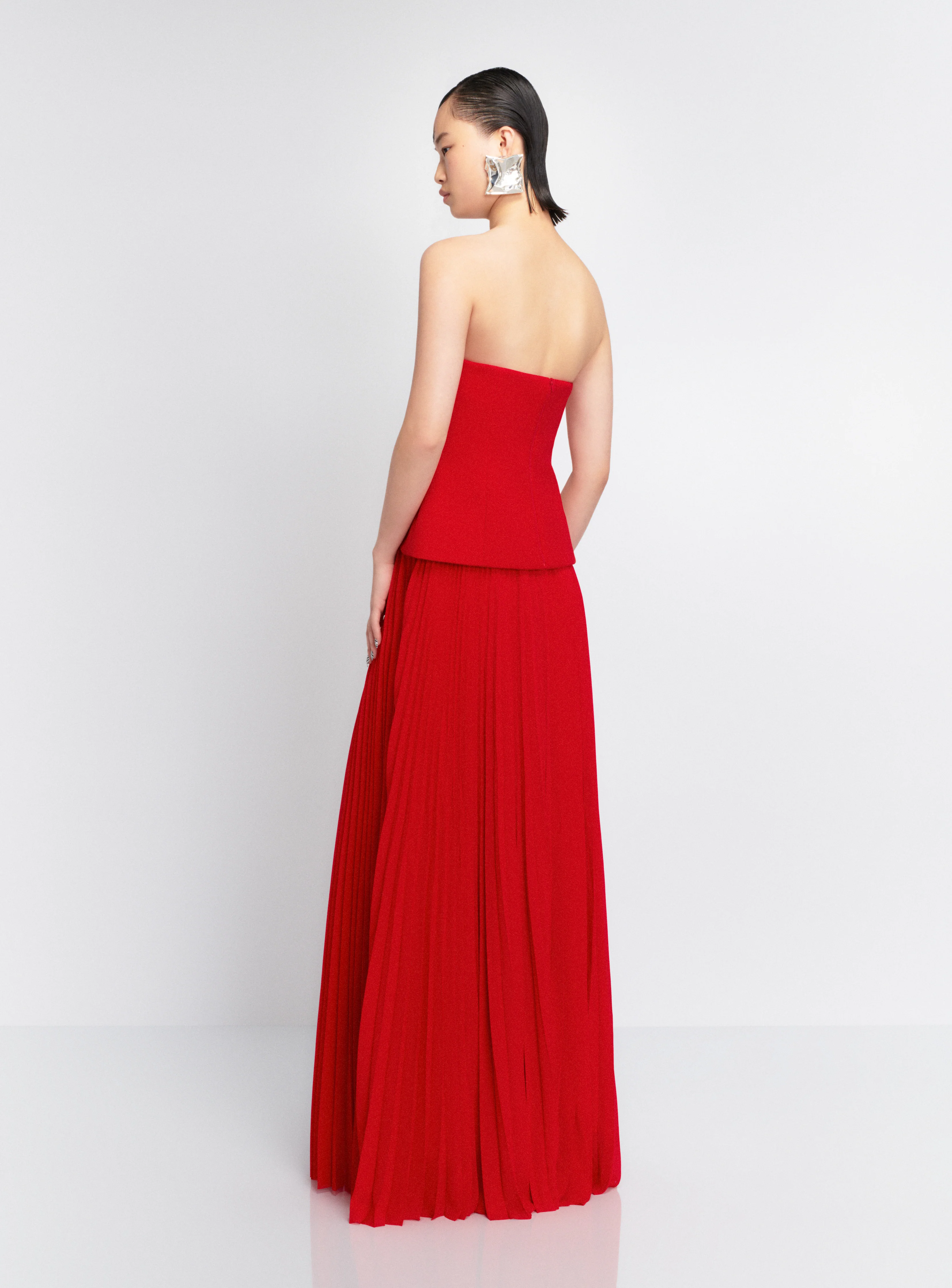 The Britt Maxi Dress in Red - Image 3