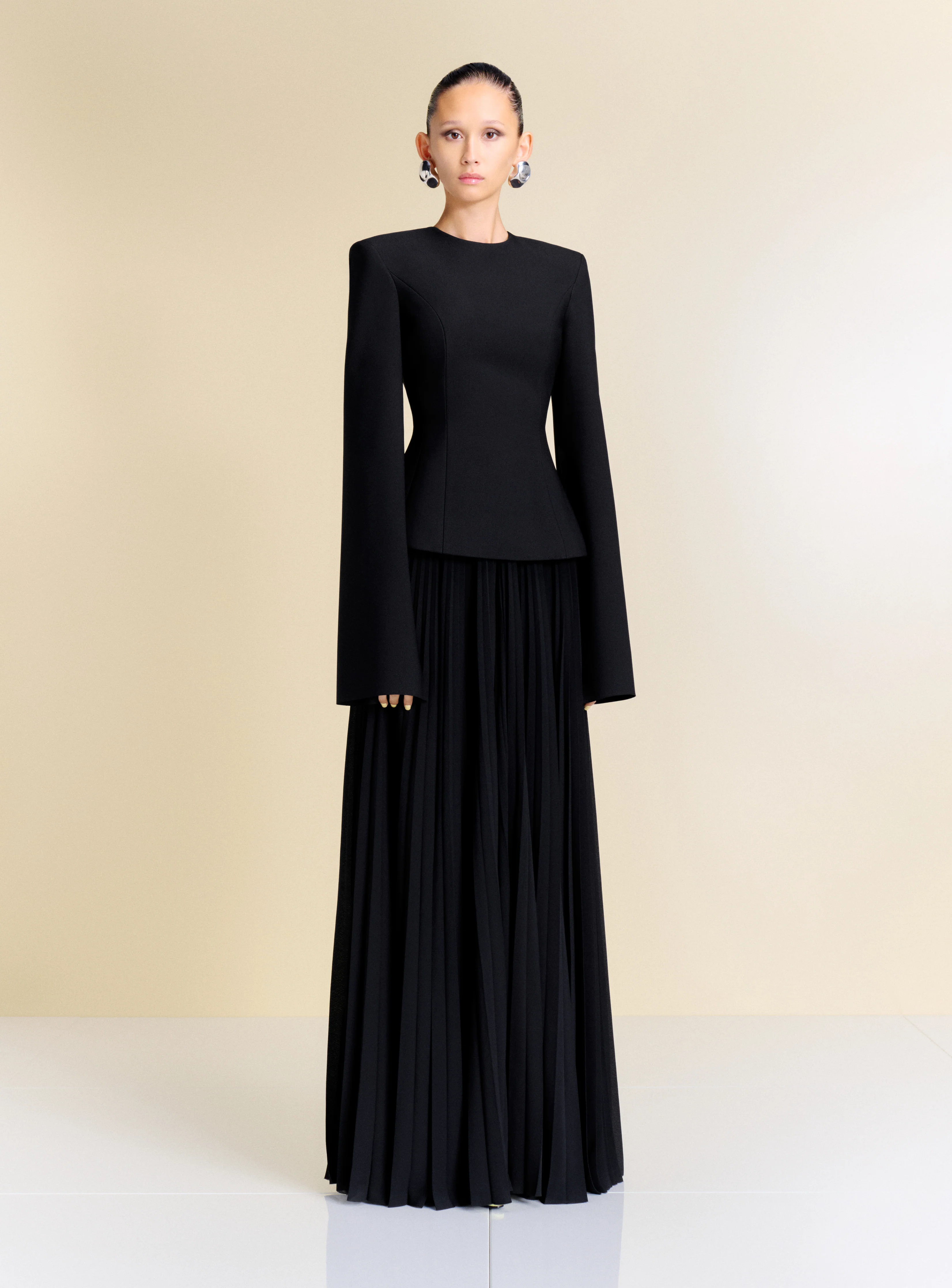 The Callisto Maxi Dress in Black - Image 2