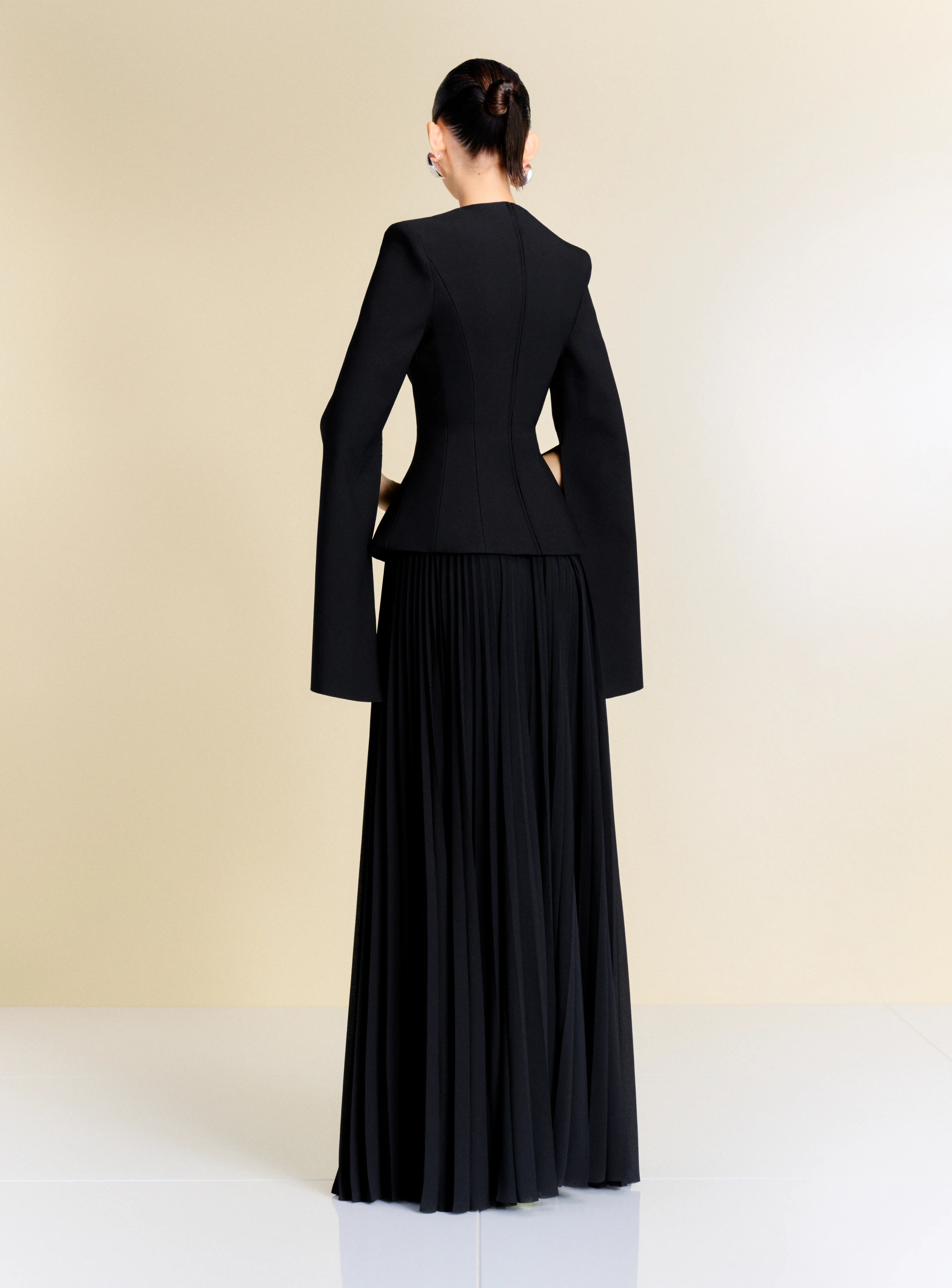 The Callisto Maxi Dress in Black - Image 3