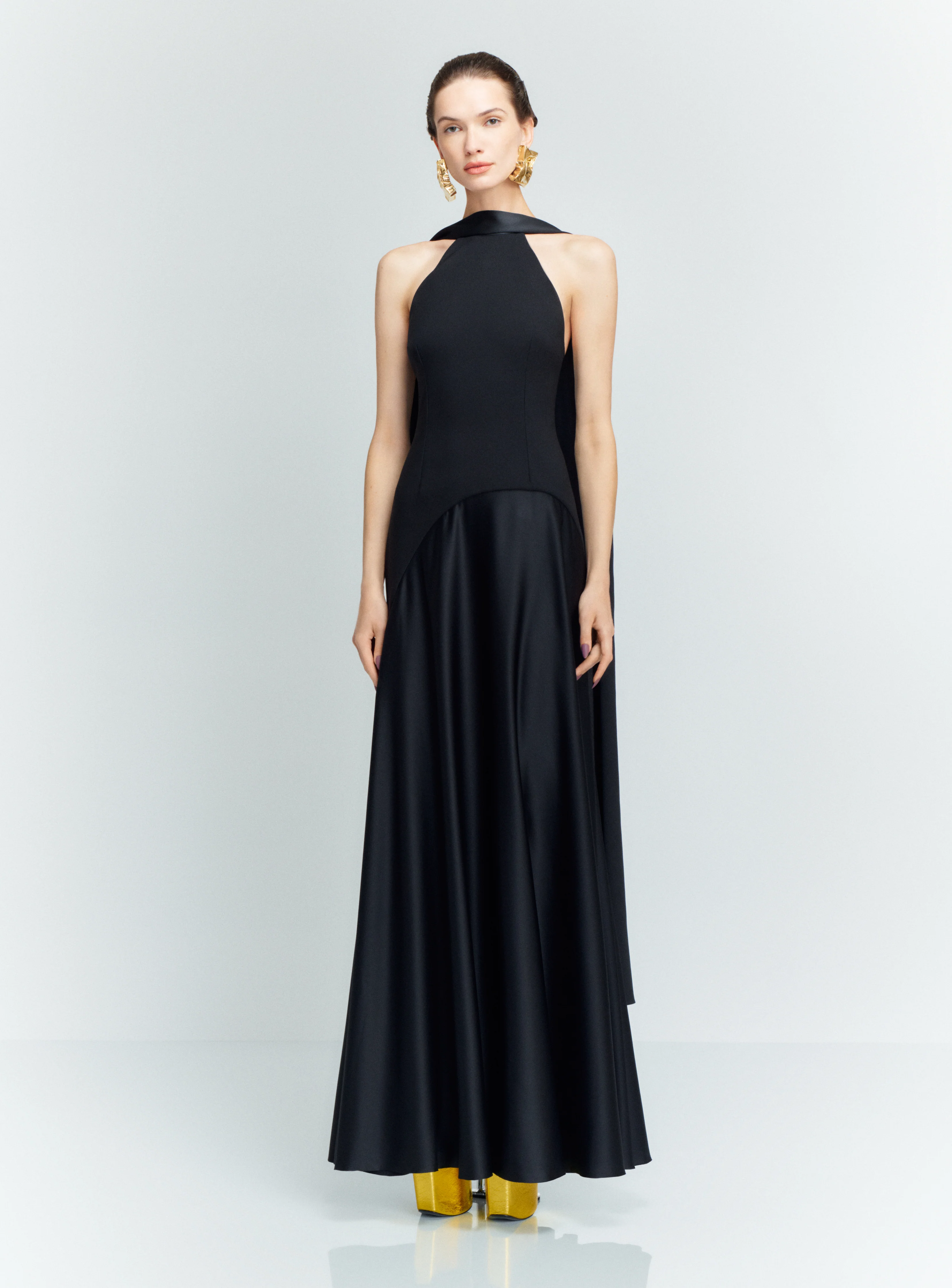 The Cece Maxi Dress in Black