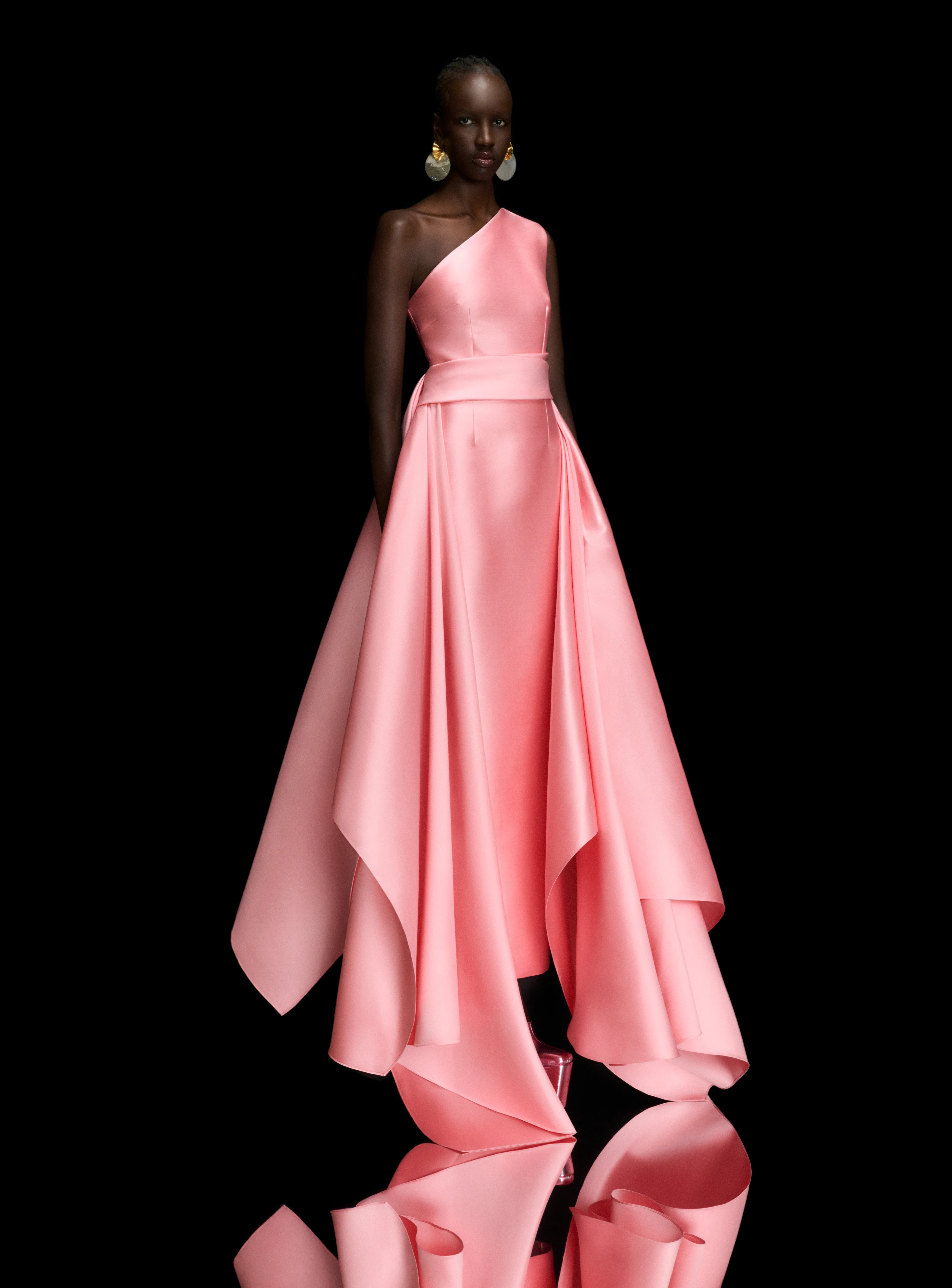 The Charo Maxi Dress in Soft Pink - Image 2