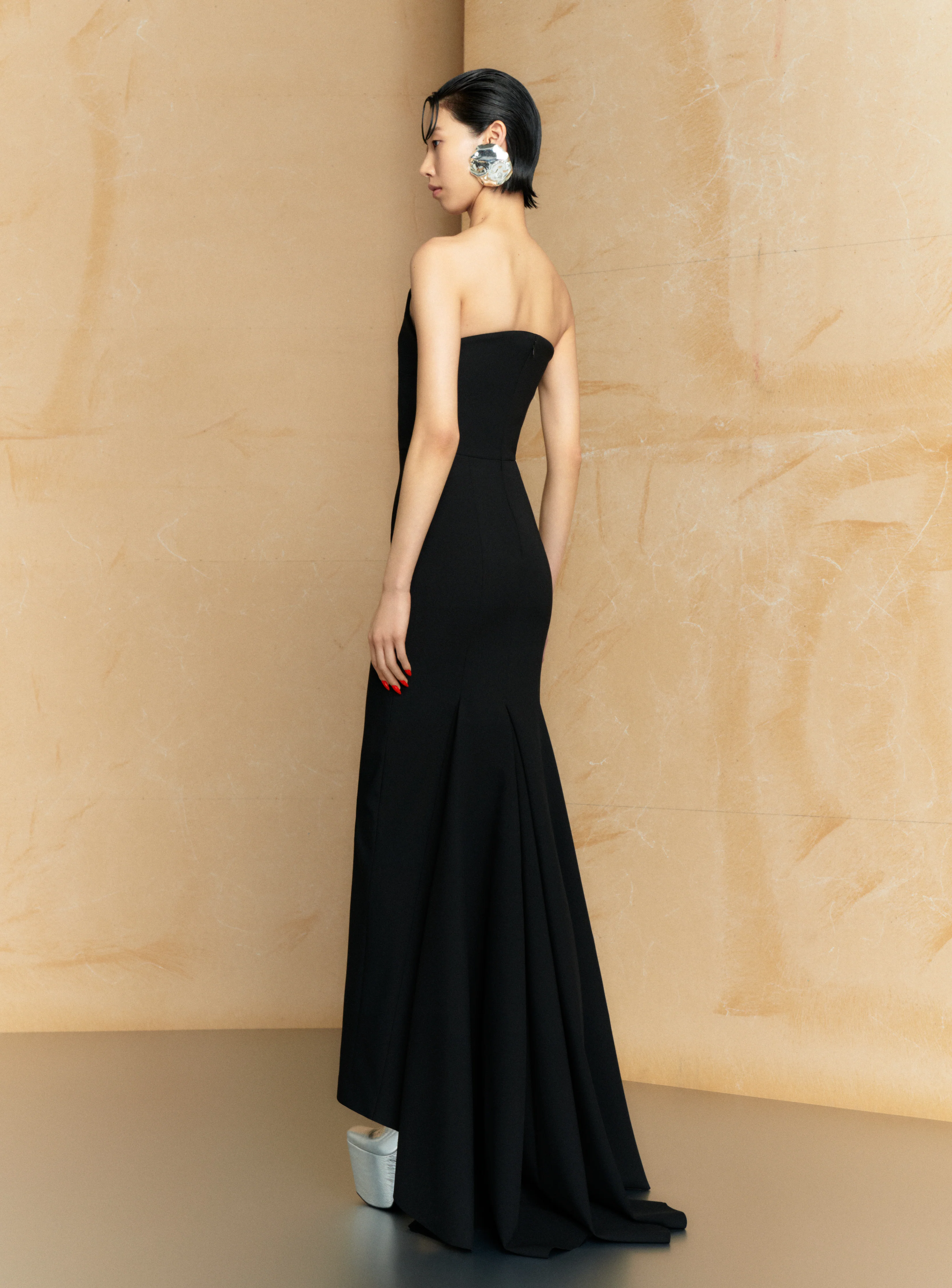 The Citra Maxi Dress in Black - Image 3