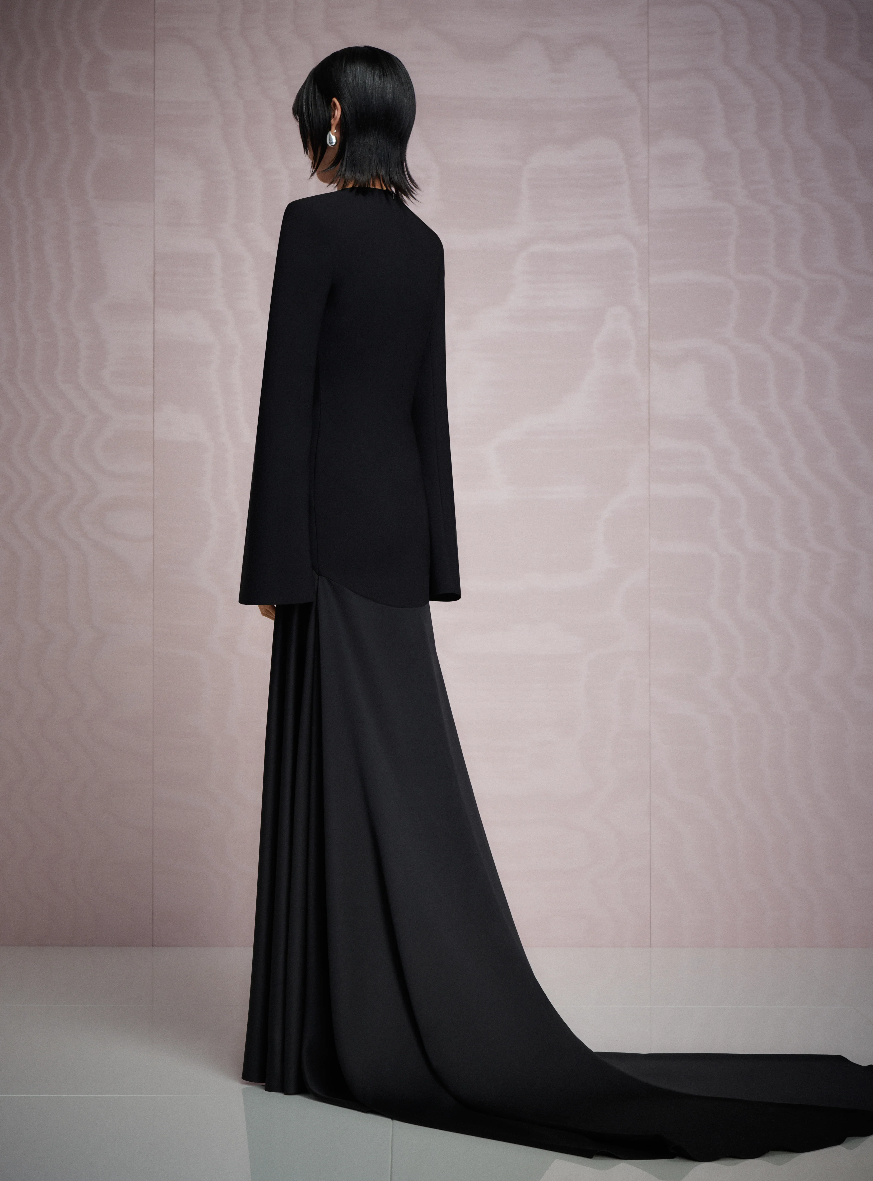 The Claudine Maxi Dress in Black - Image 2