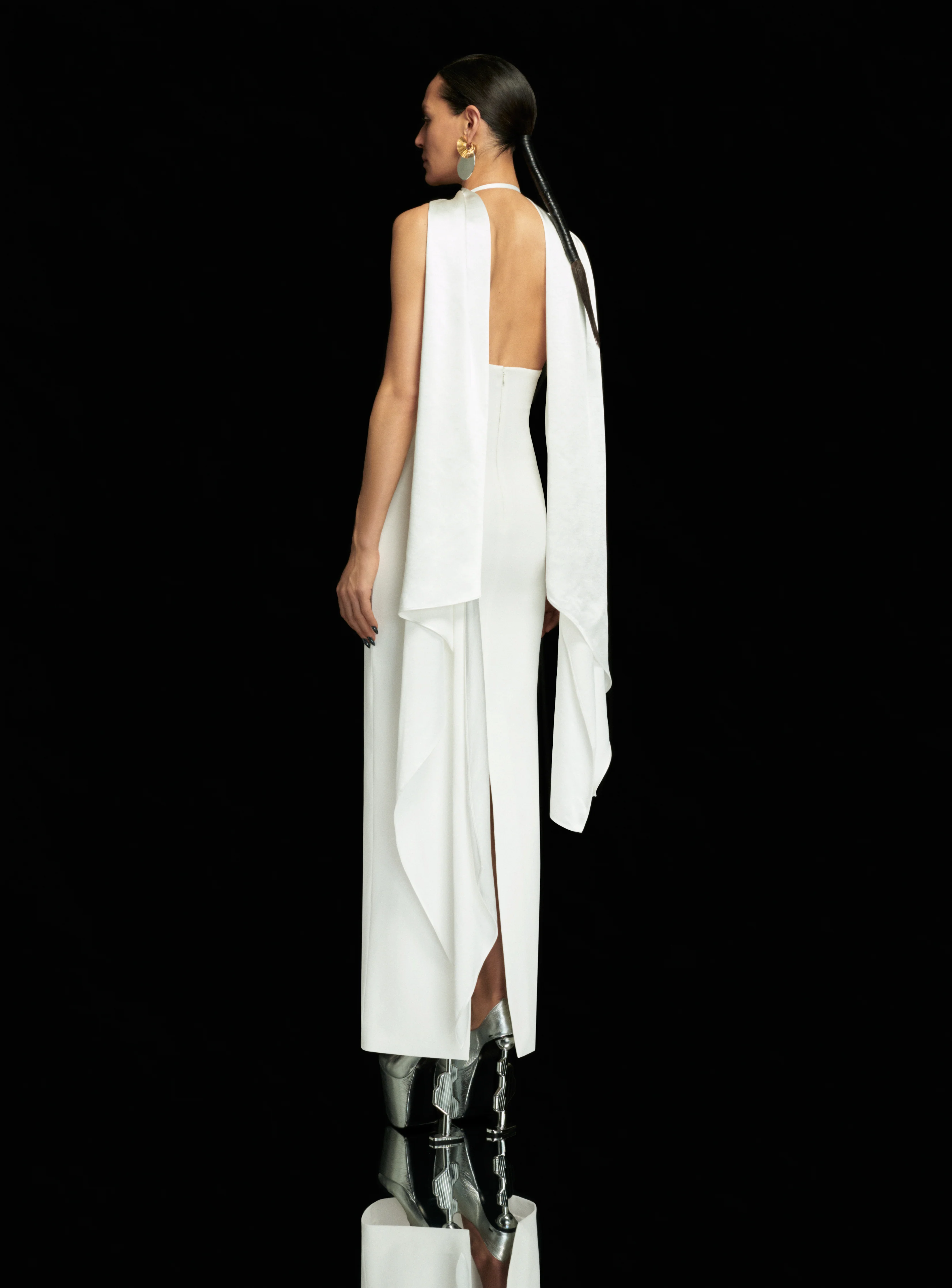 The Dahlia Maxi Dress in Cream - Image 3