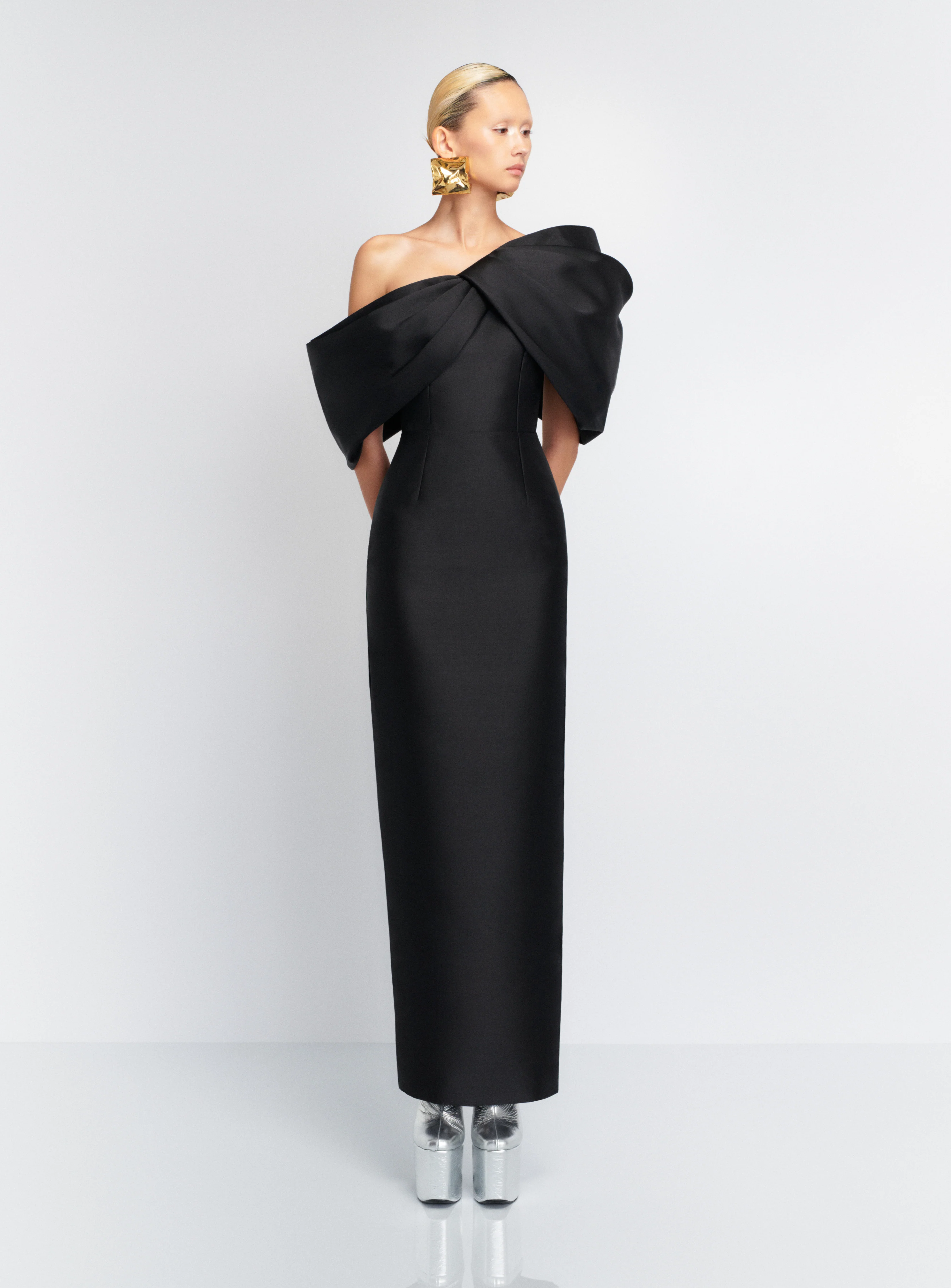 The Davina Maxi Dress in Black