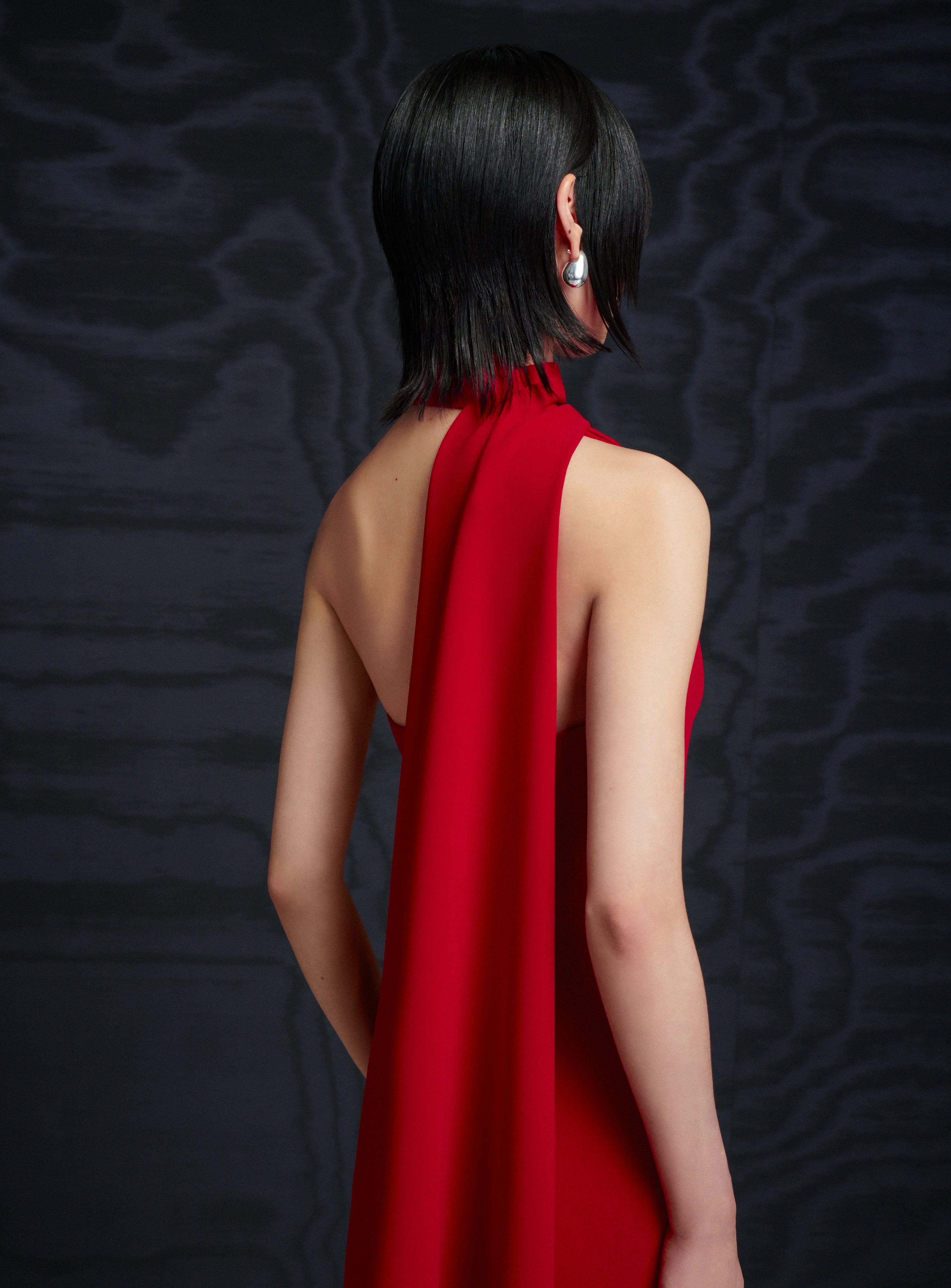 The Demi Maxi Dress in Crimson Red - Image 4