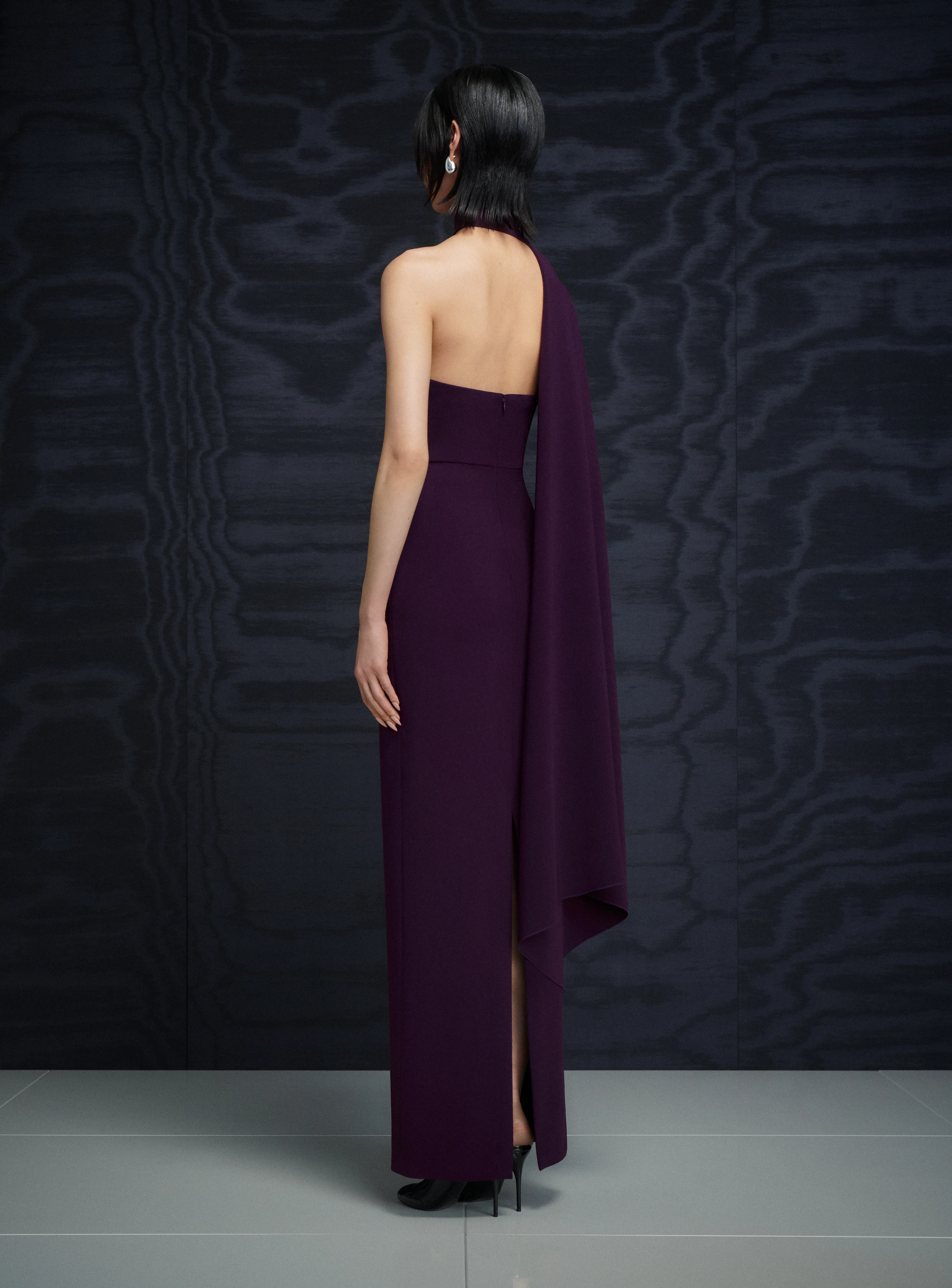 The Demi Maxi Dress in Plum - Image 3