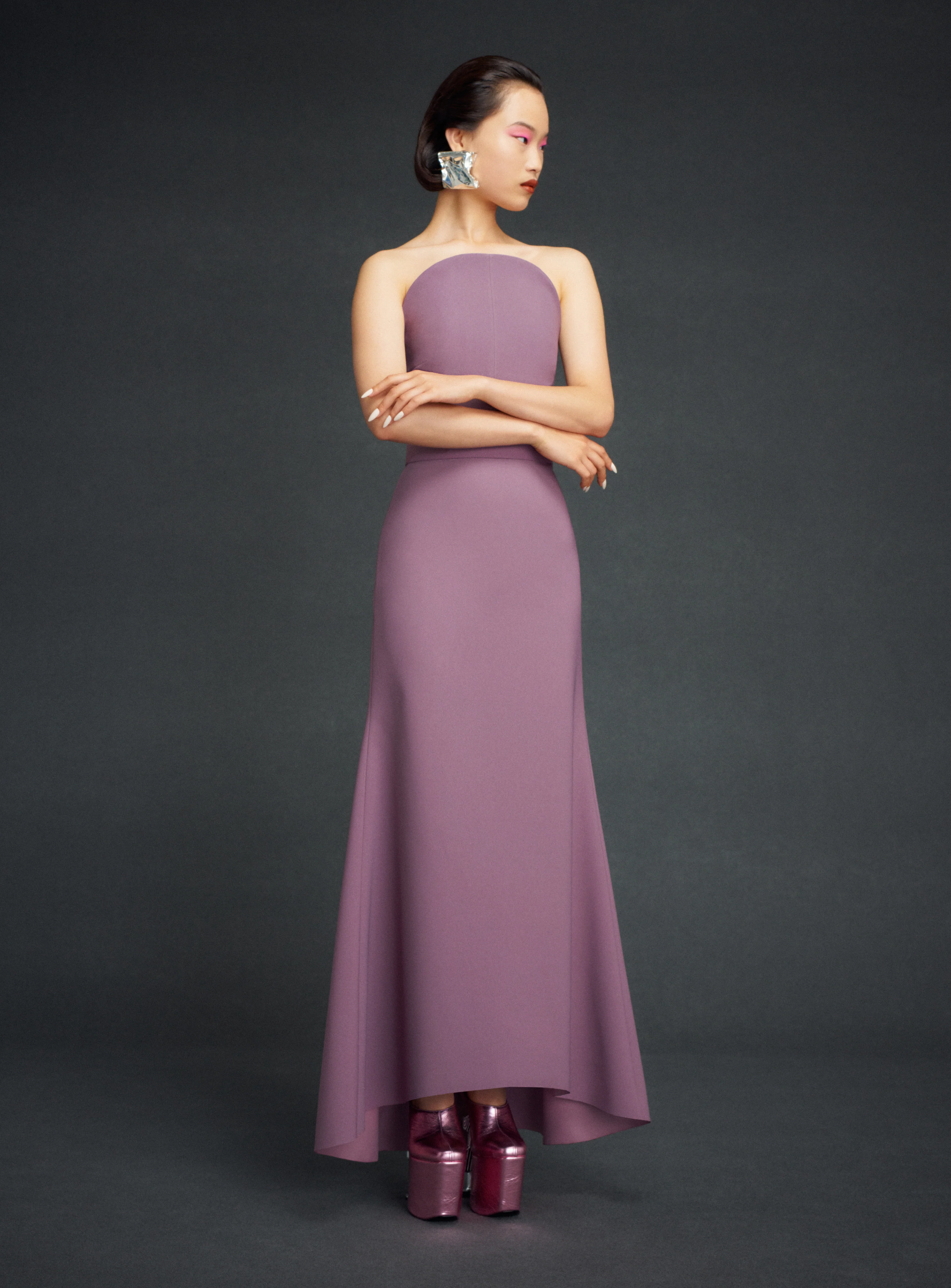 The Ember Maxi Dress in Acai
