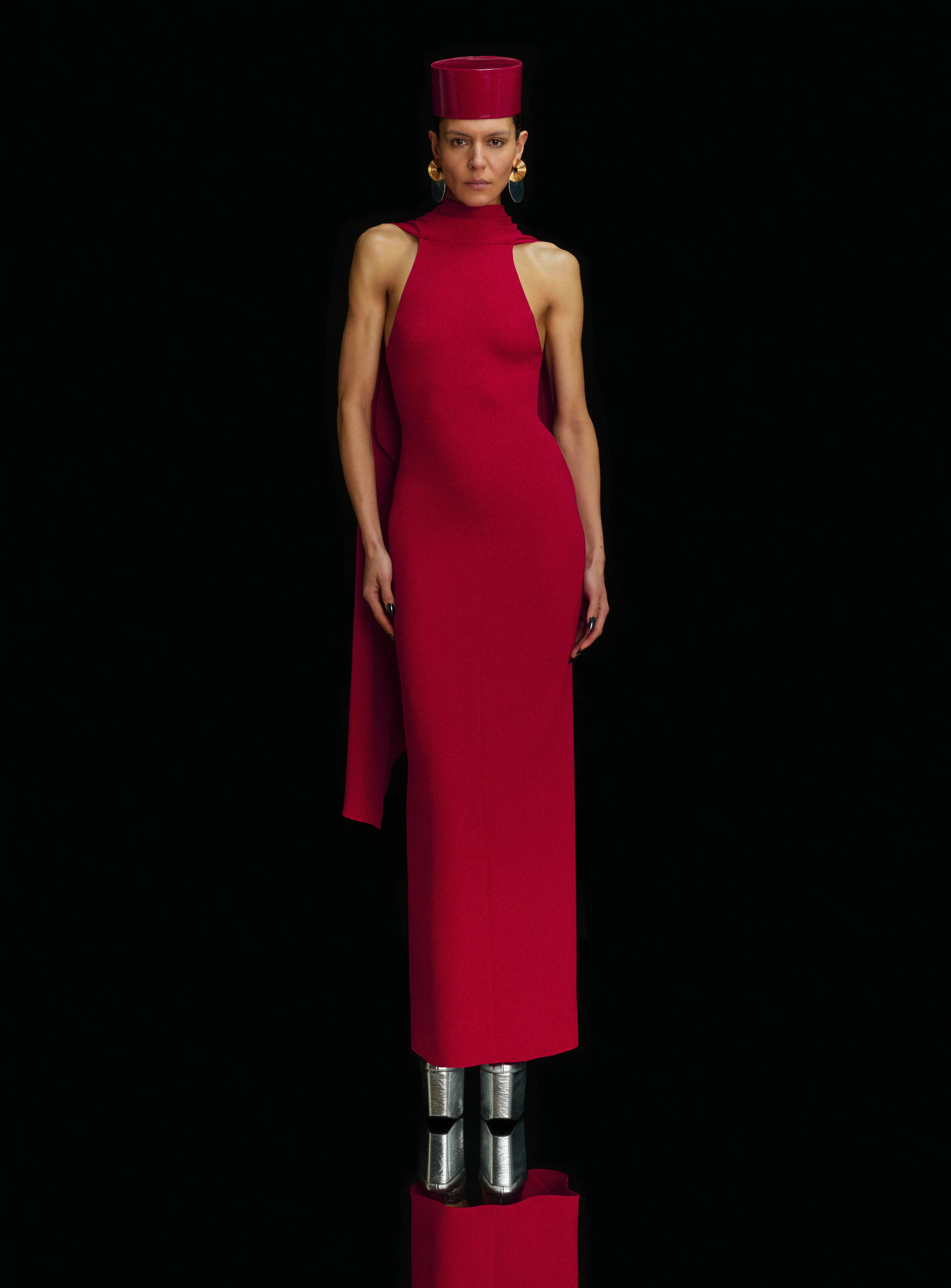 The Emerson Maxi Dress in Ruby