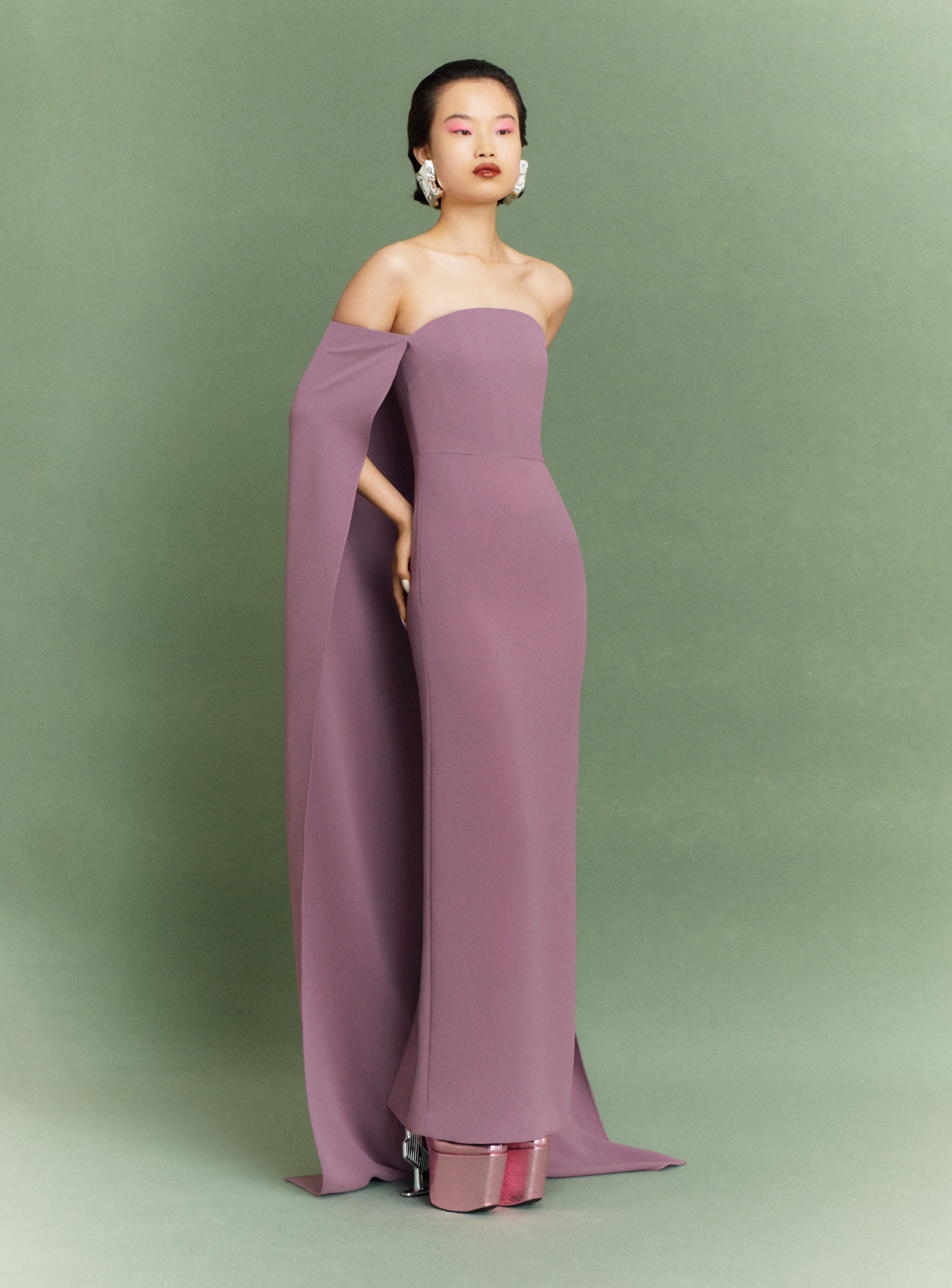 The Fia Maxi Dress in Acai - Image 2