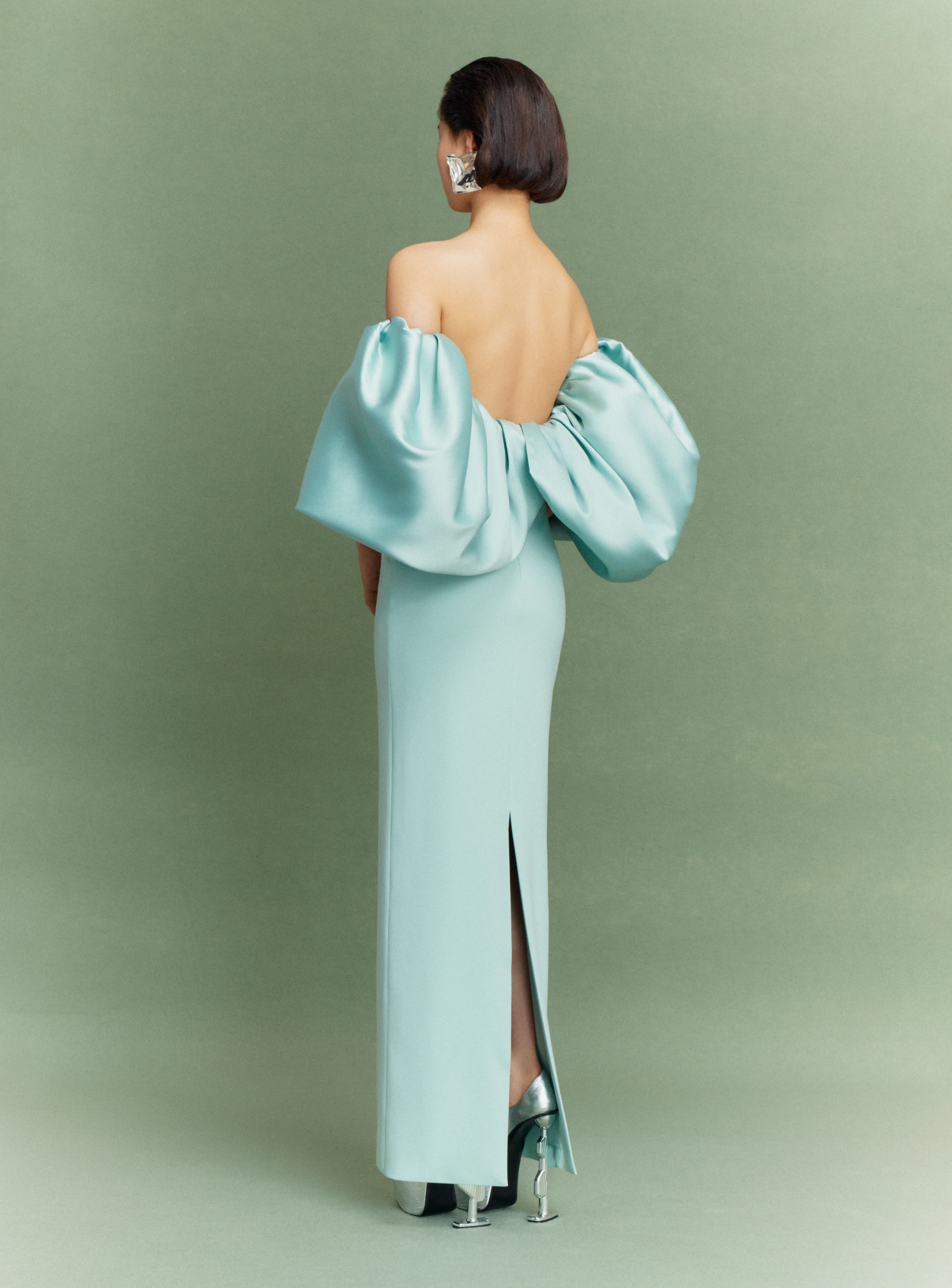 The Floris Maxi Dress in Opal - Image 3