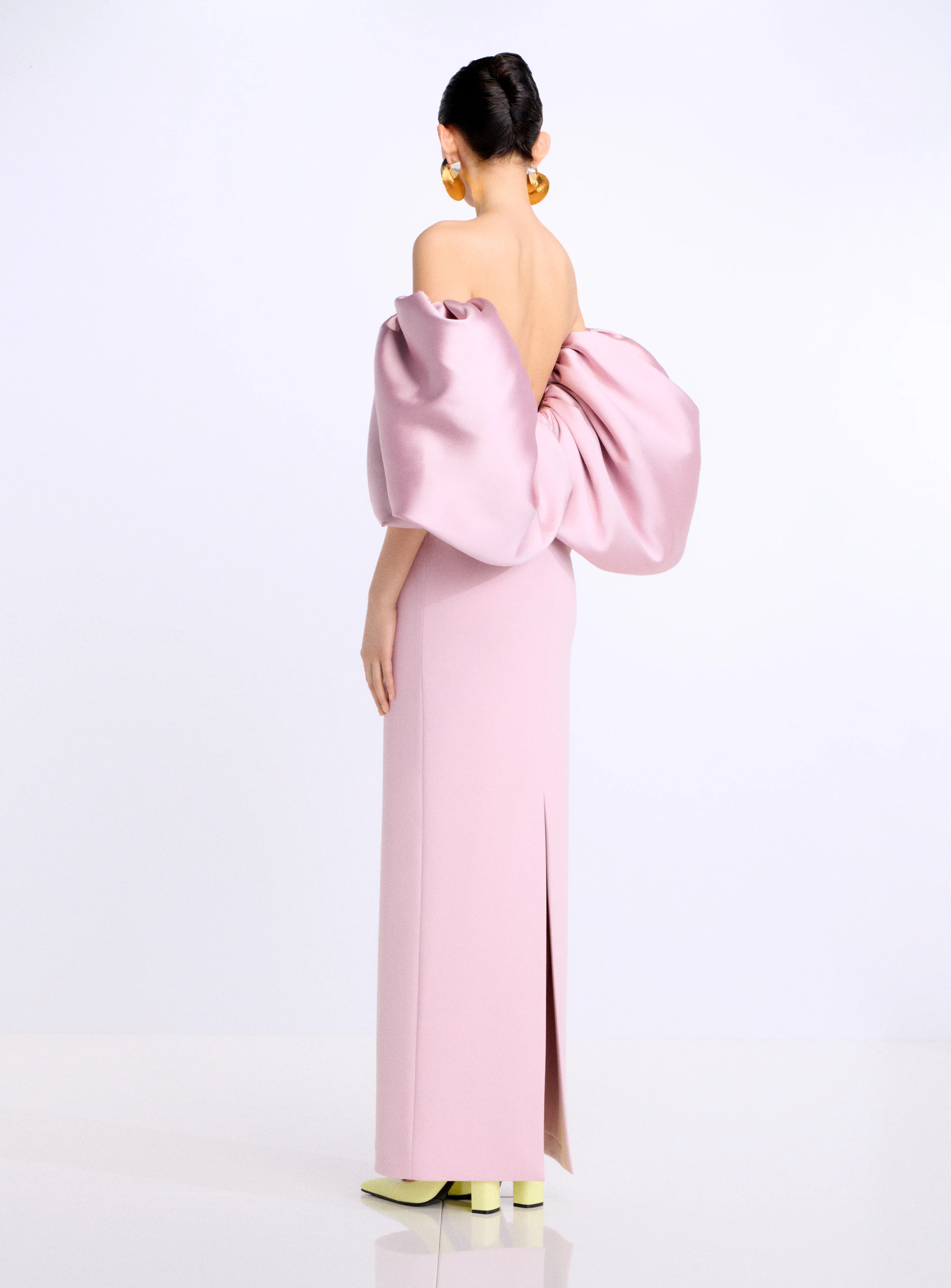 The Floris Maxi Dress in Petal Pink - Image 2