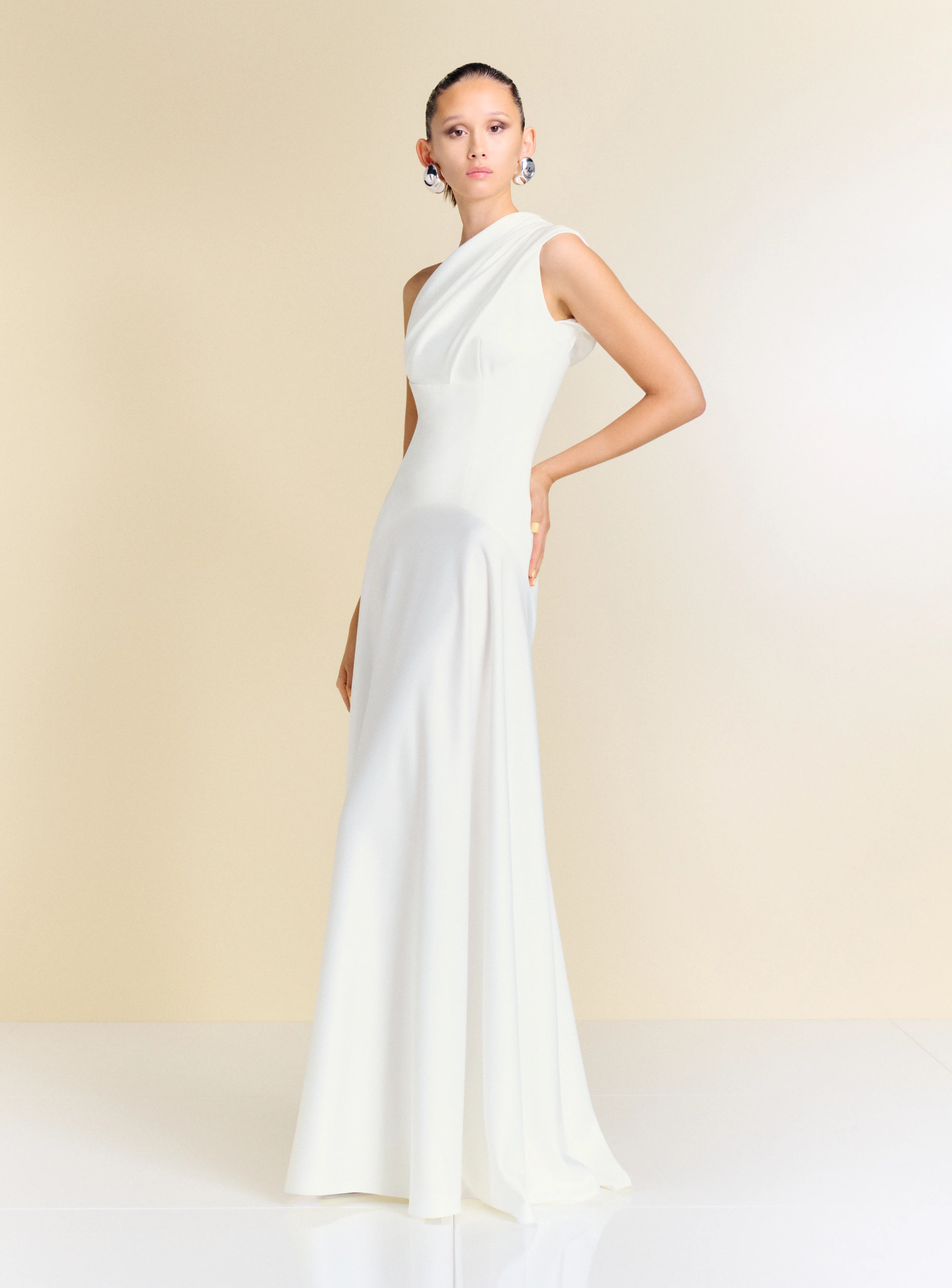 The Gabriela Maxi Dress in Cream - Image 2