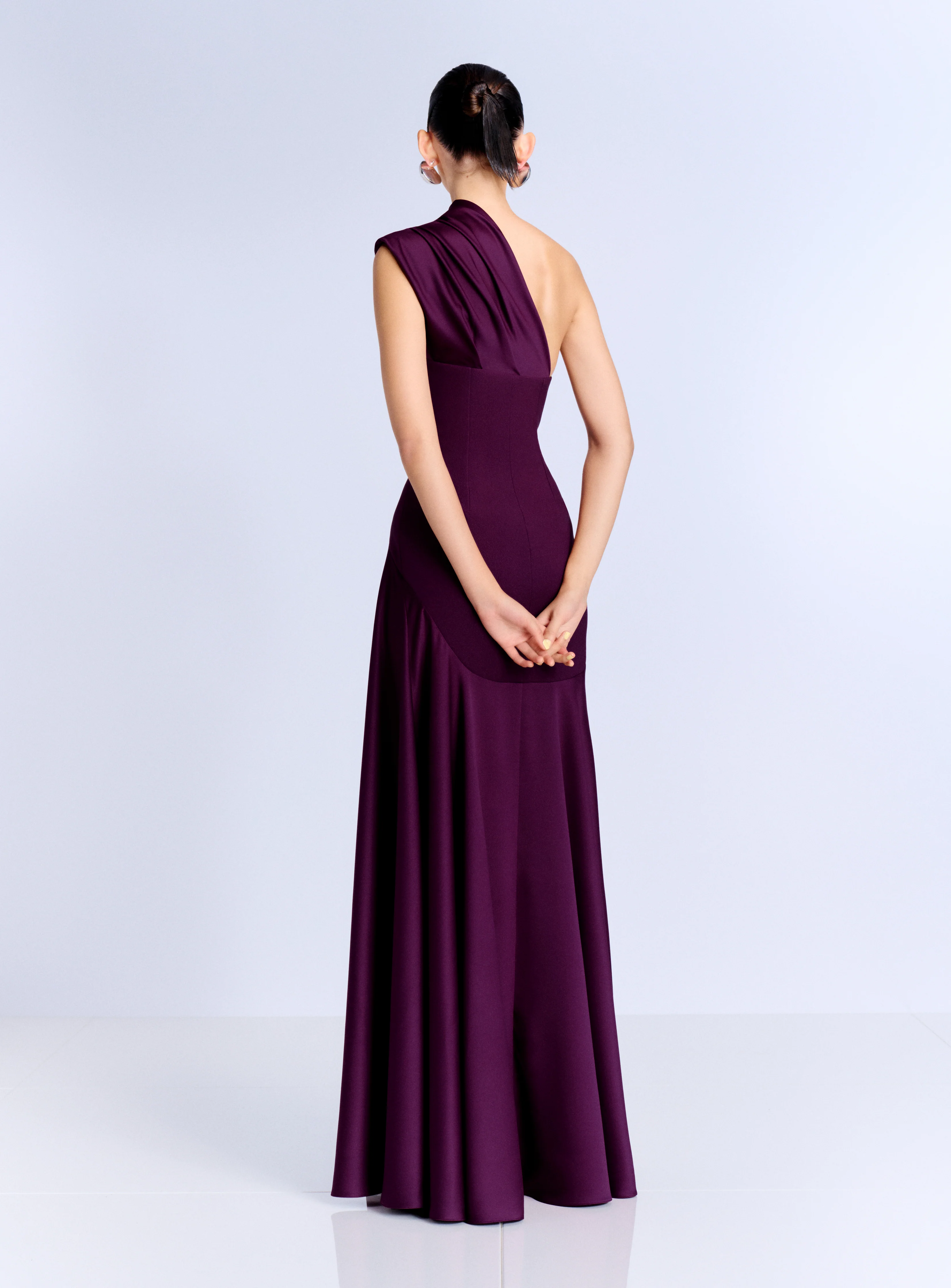 The Gabriela Maxi Dress in Grape - Image 3