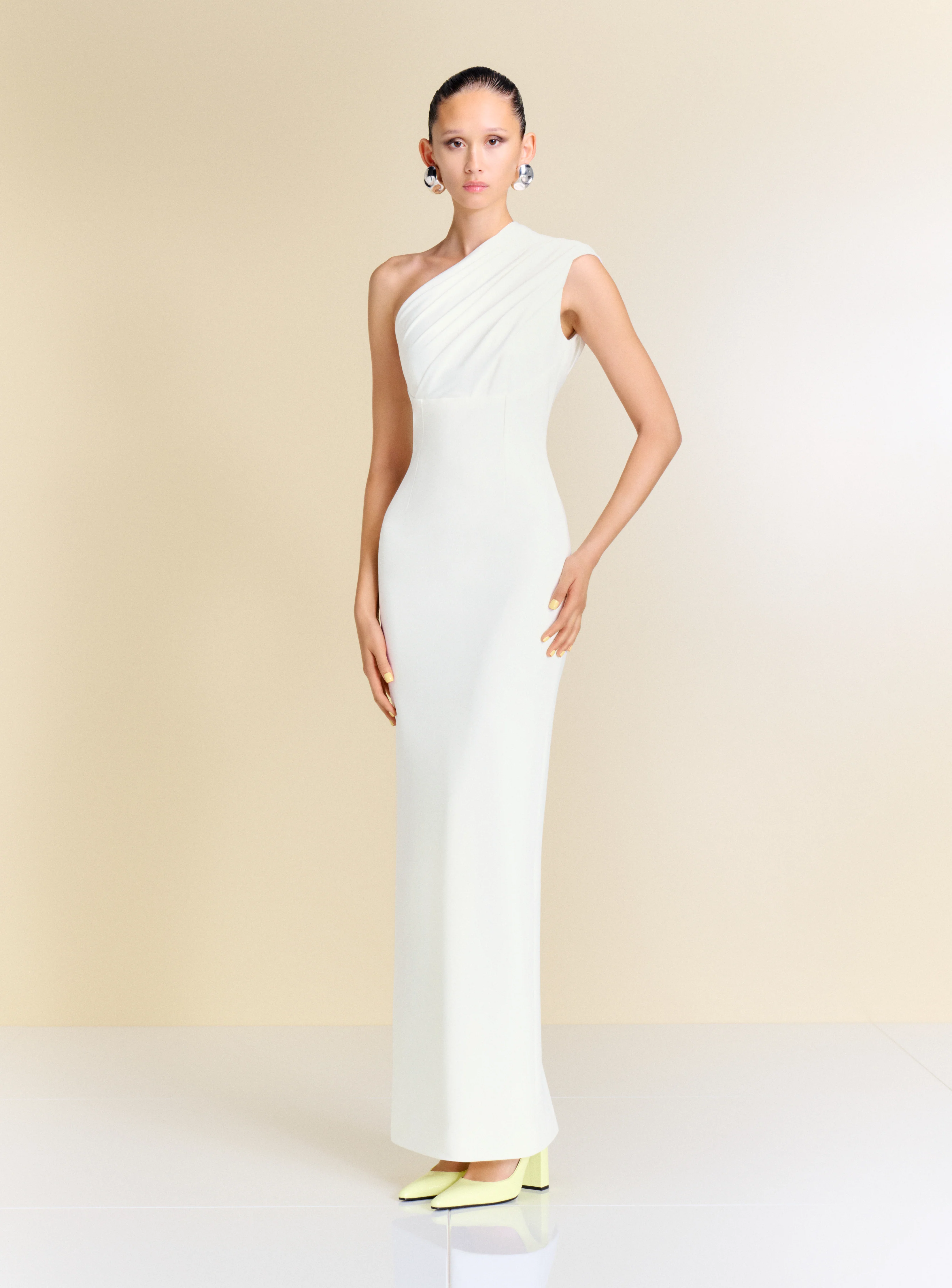 The Gracie Maxi Dress in Cream - Image 2