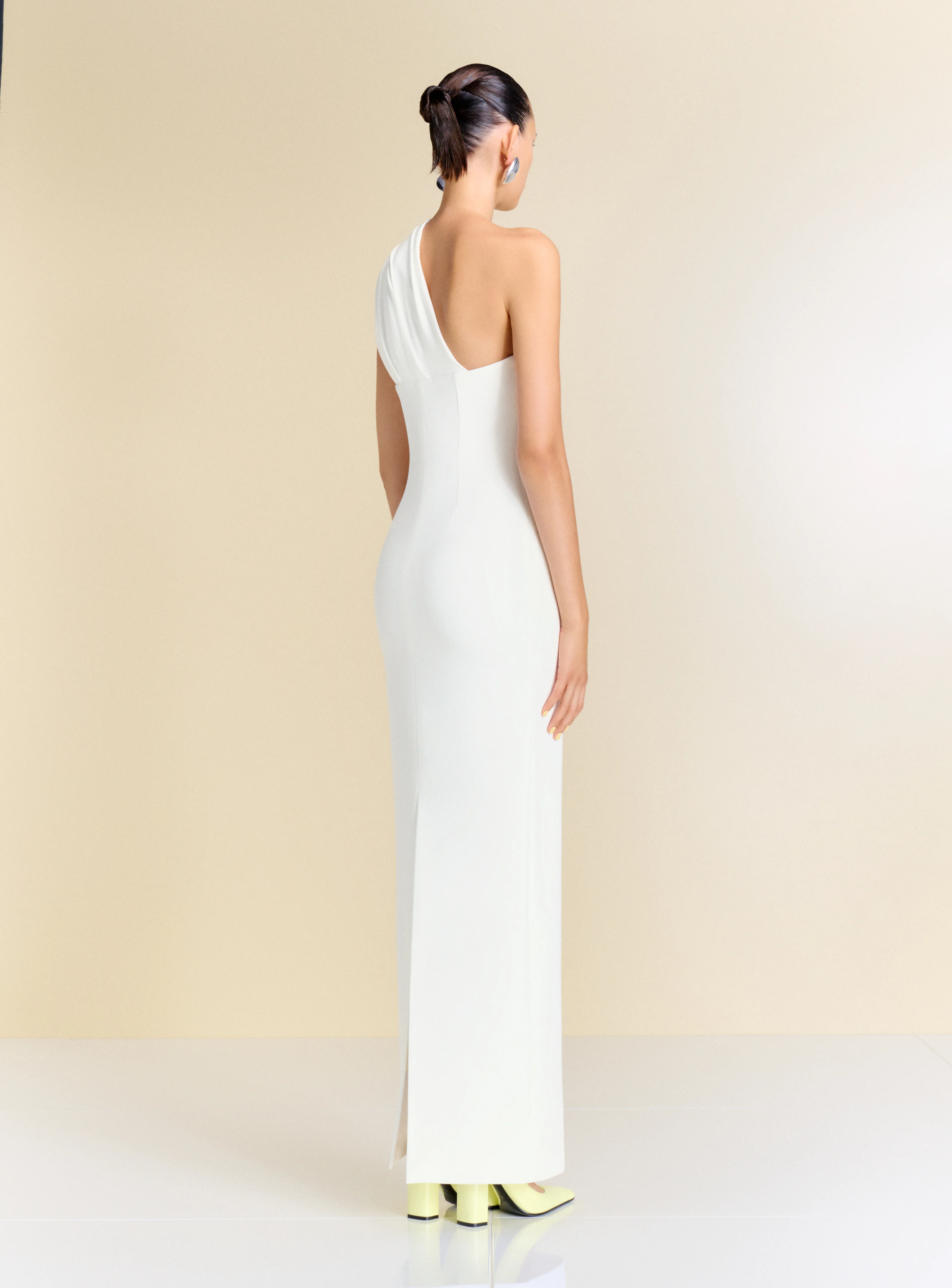 The Gracie Maxi Dress in Cream - Image 3