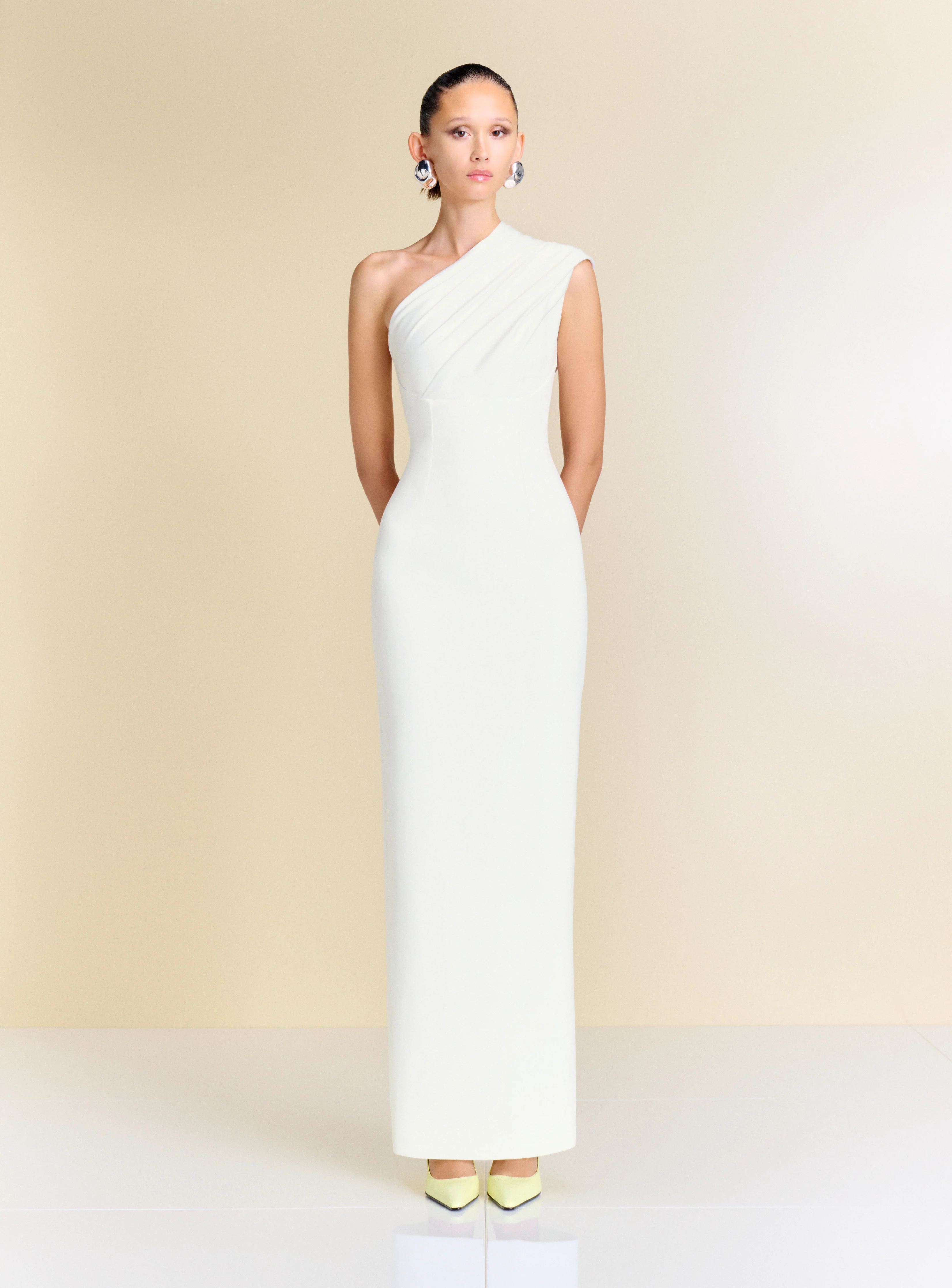 The Gracie Maxi Dress in Cream - Image 4