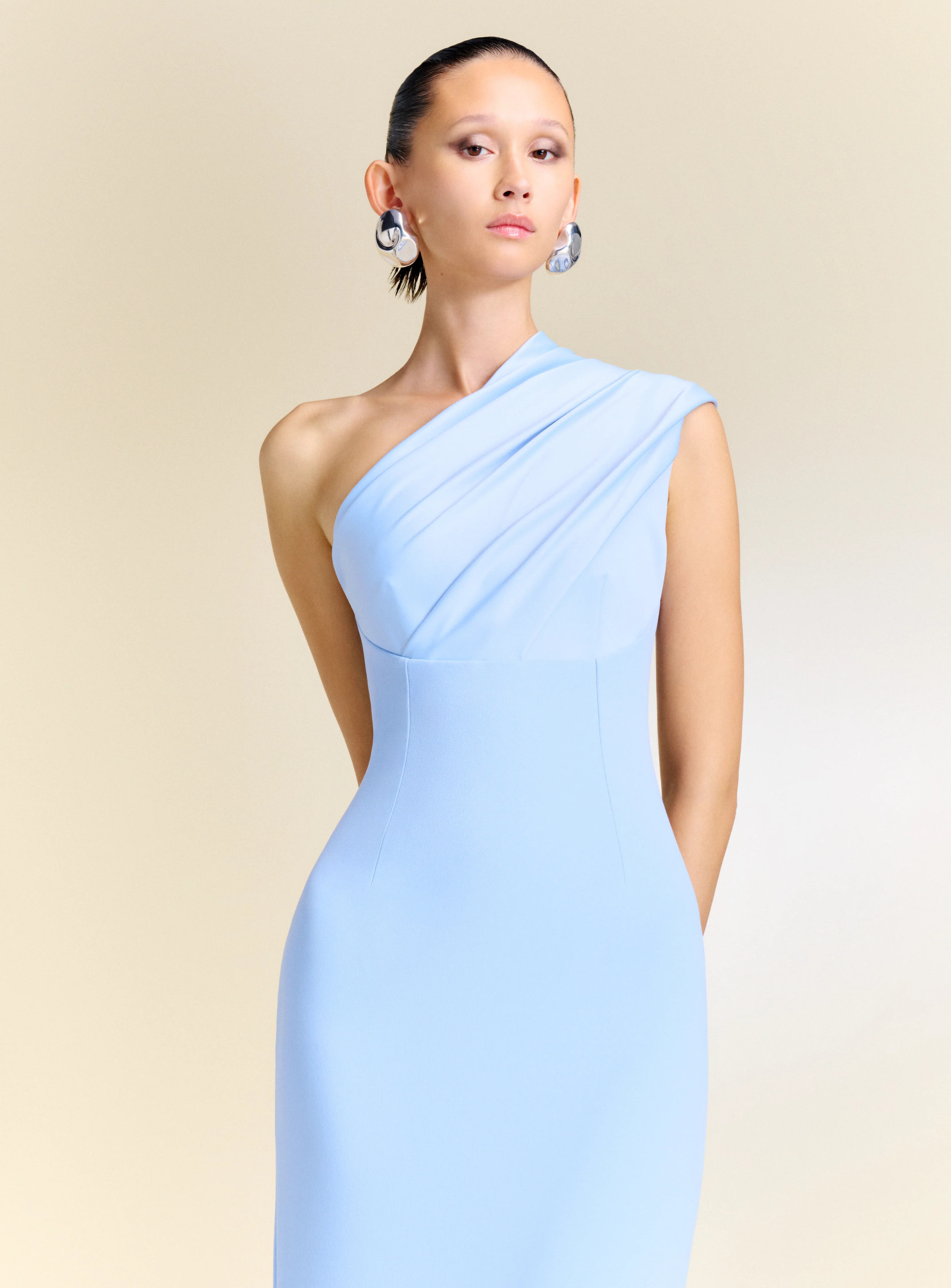 The Gracie Maxi Dress in Light Blue - Image 2