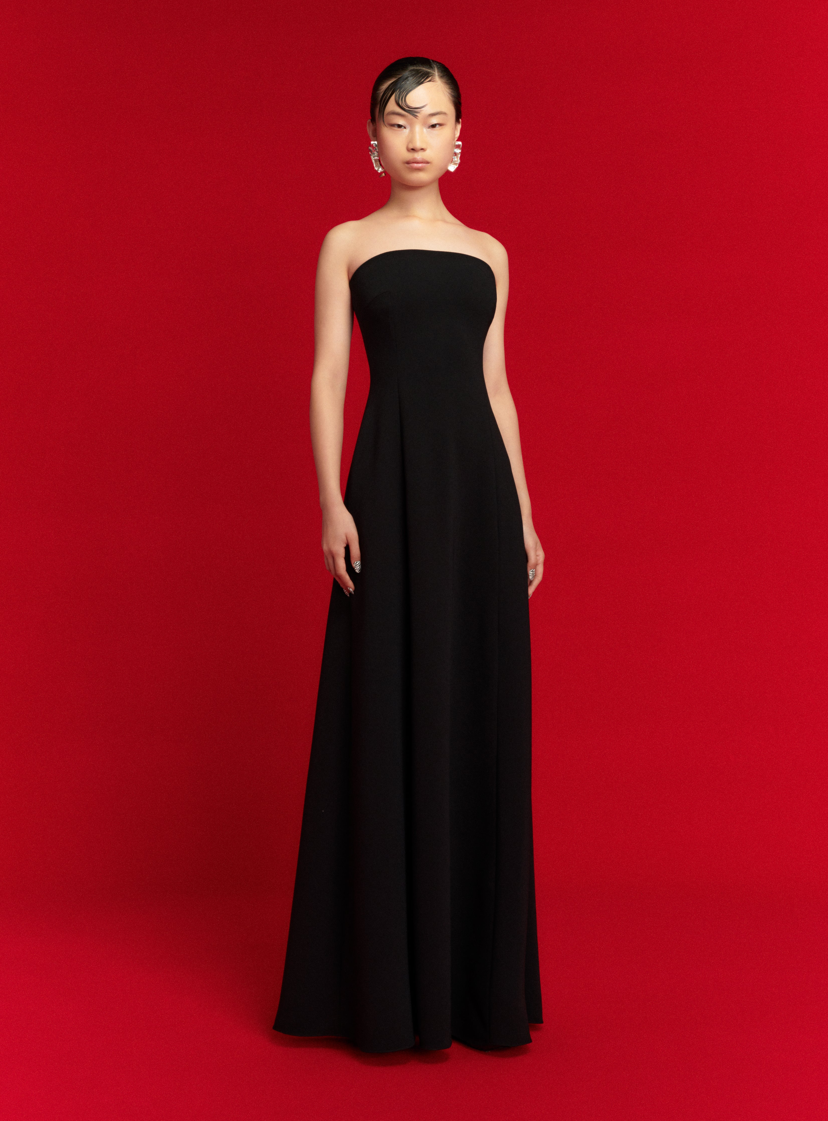 The Helena Maxi Dress in Black - Image 2