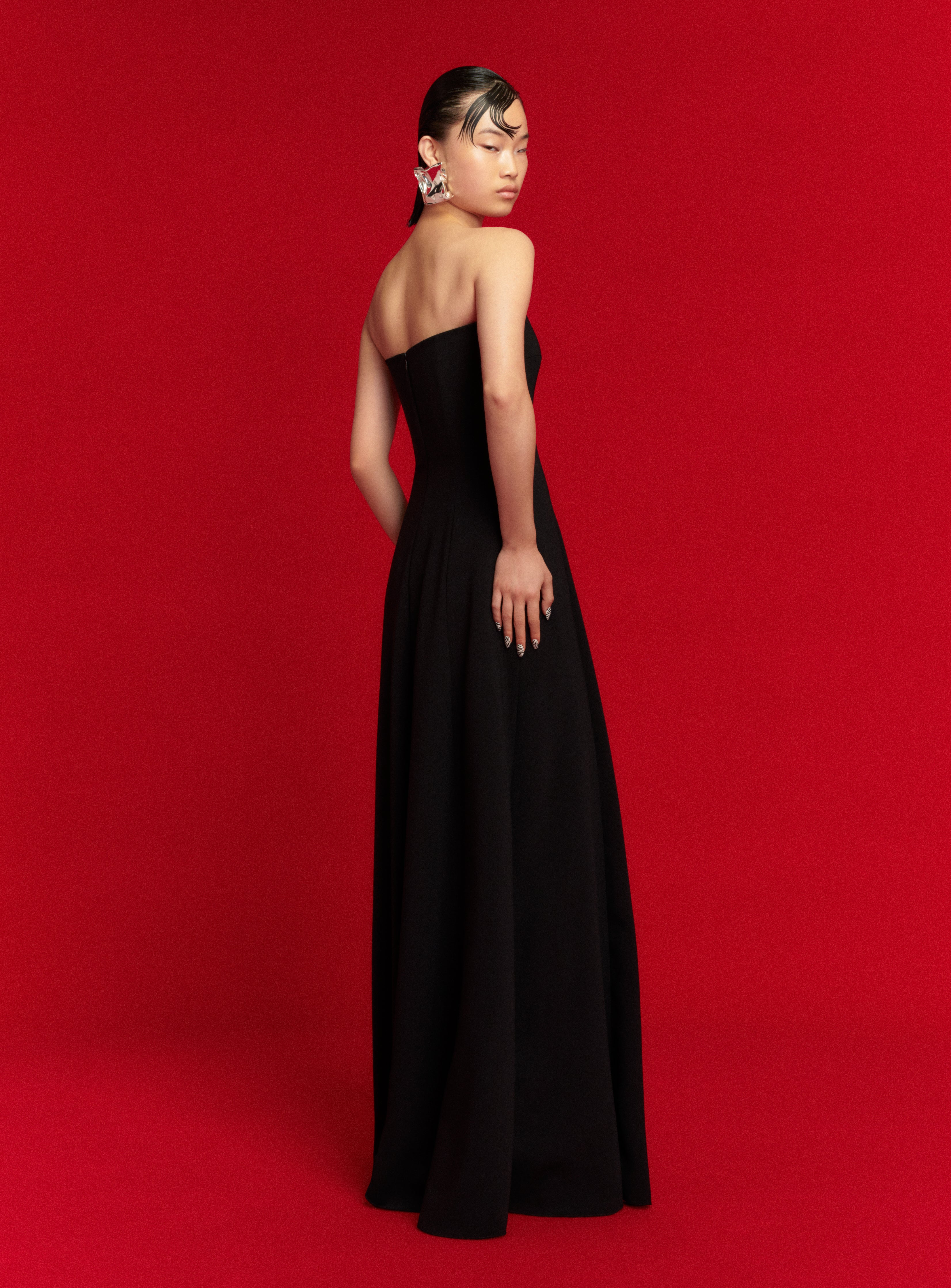 The Helena Maxi Dress in Black - Image 3