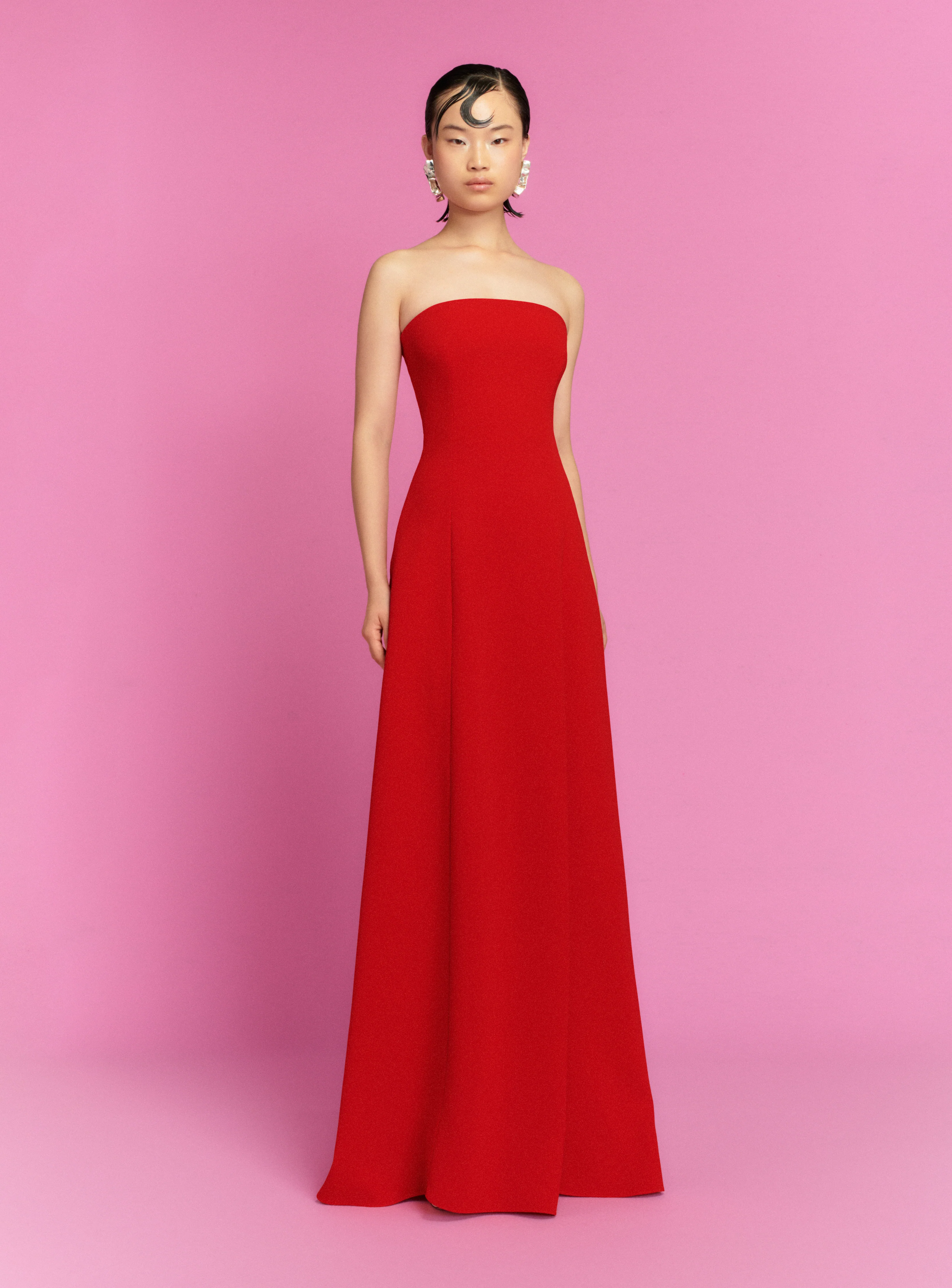 The Helena Maxi Dress in Red