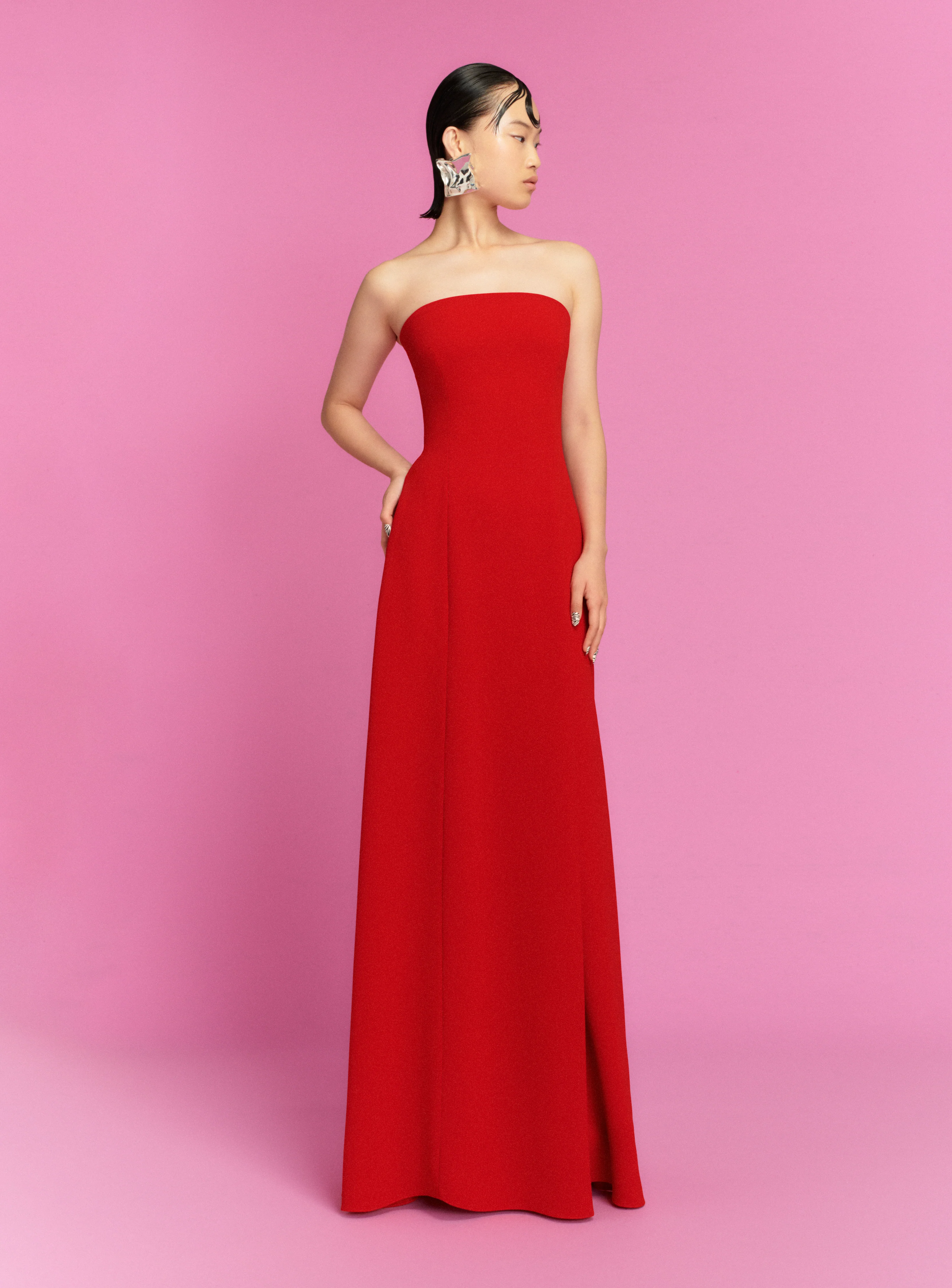 The Helena Maxi Dress in Red - Image 2