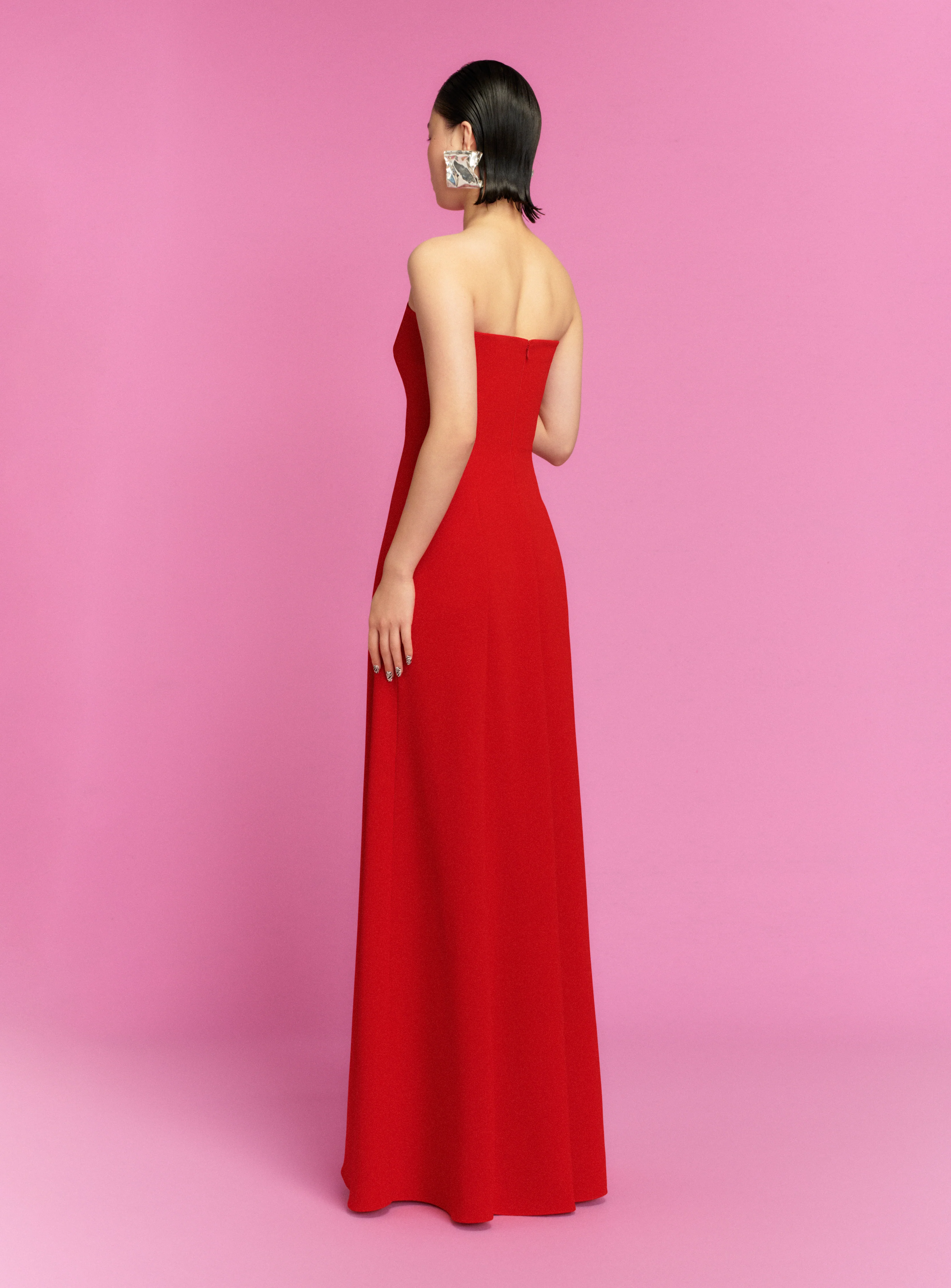 The Helena Maxi Dress in Red - Image 3
