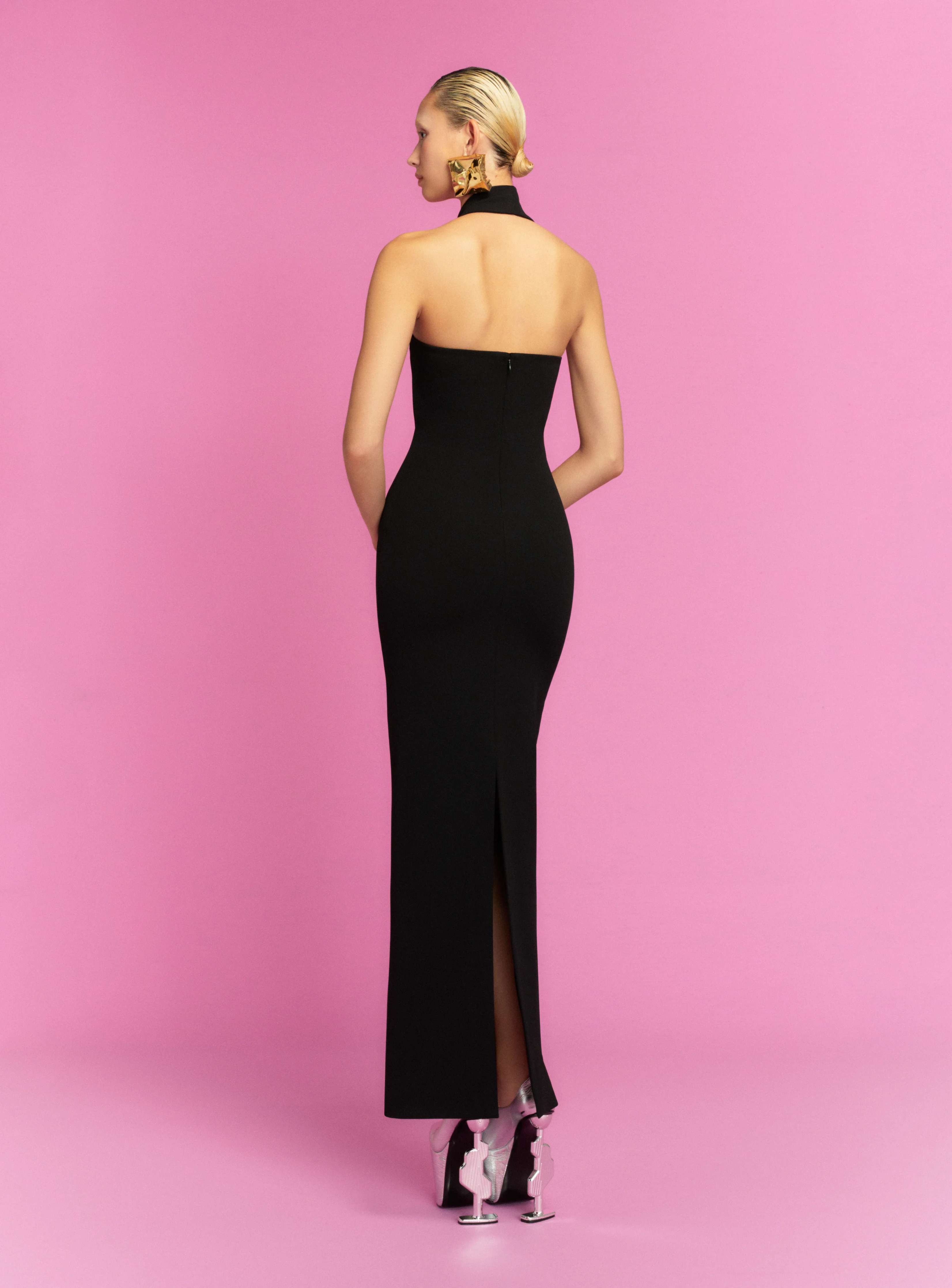 The Ilona Maxi Dress in Black - Image 3