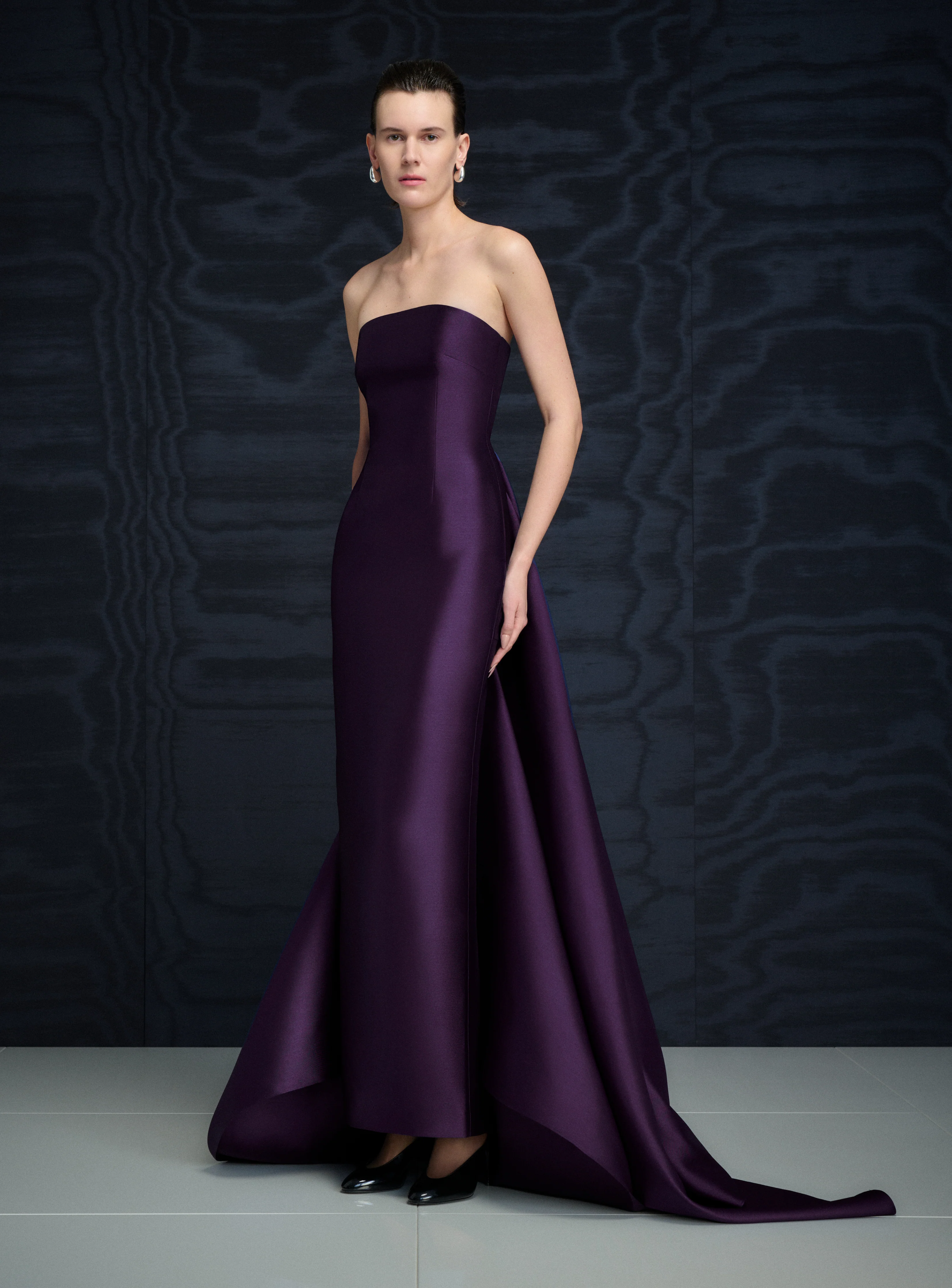The Imani Maxi Dress in Plum