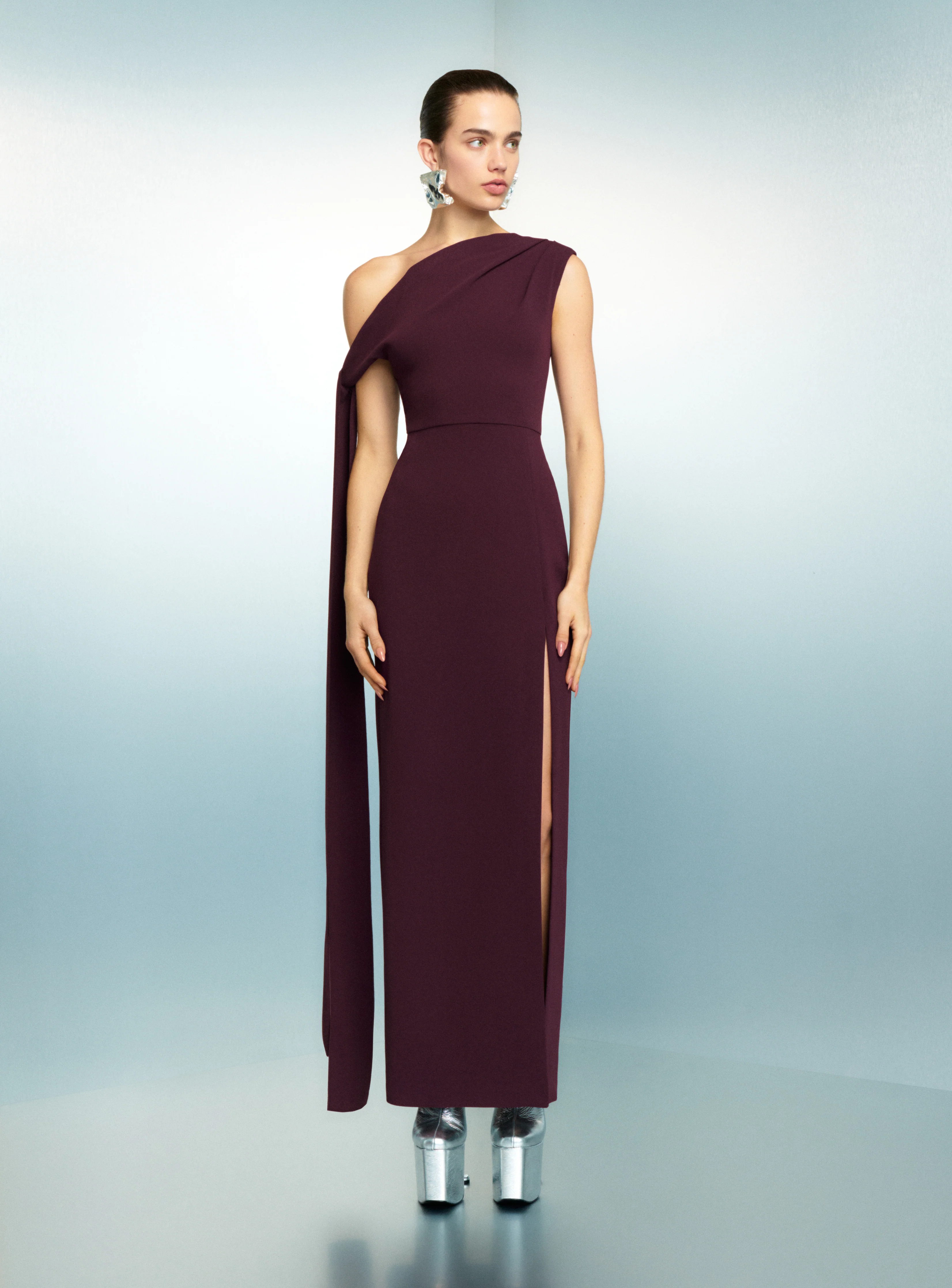 The Irina Maxi Dress in Raisin
