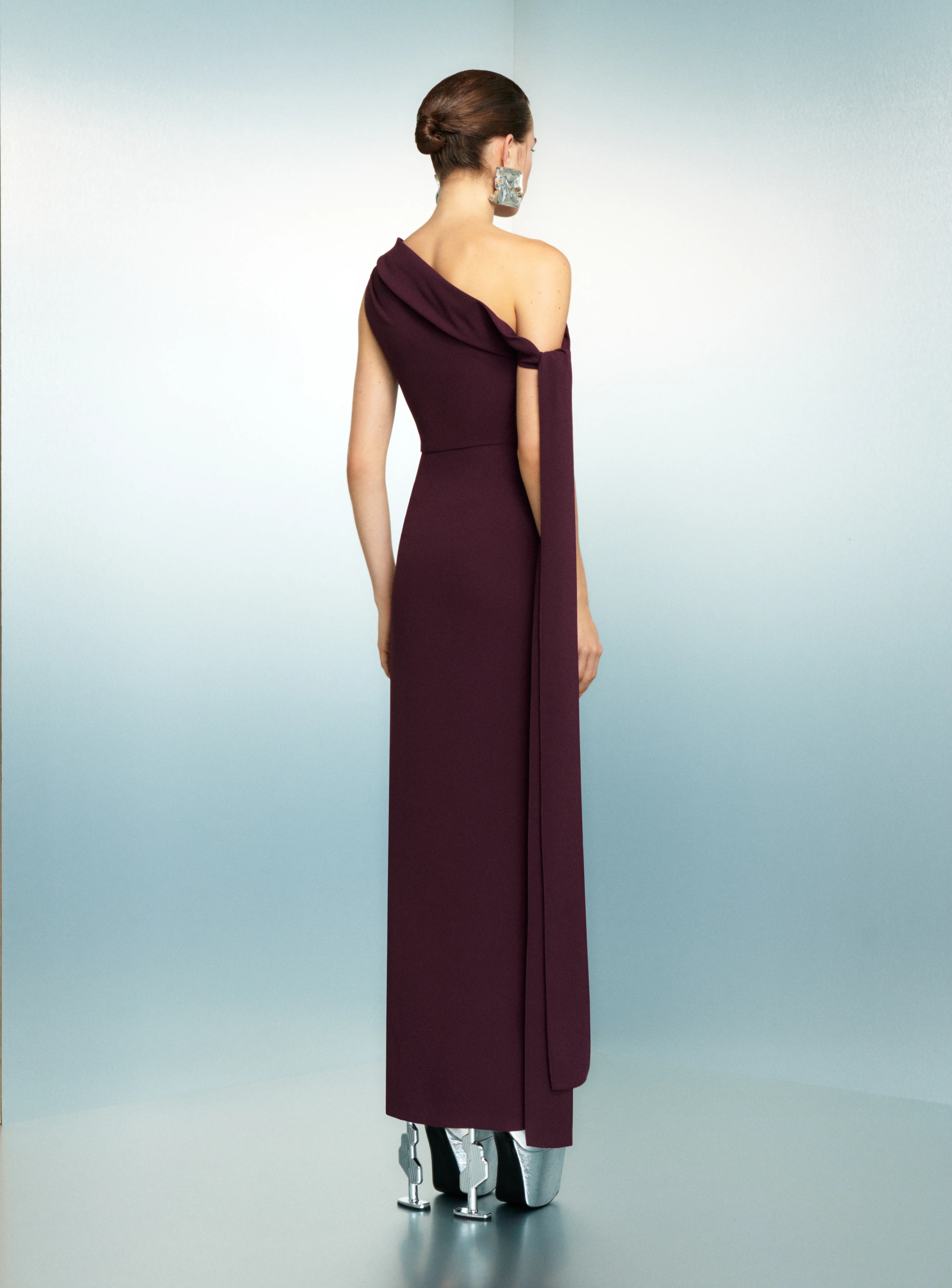 The Irina Maxi Dress in Raisin - Image 3