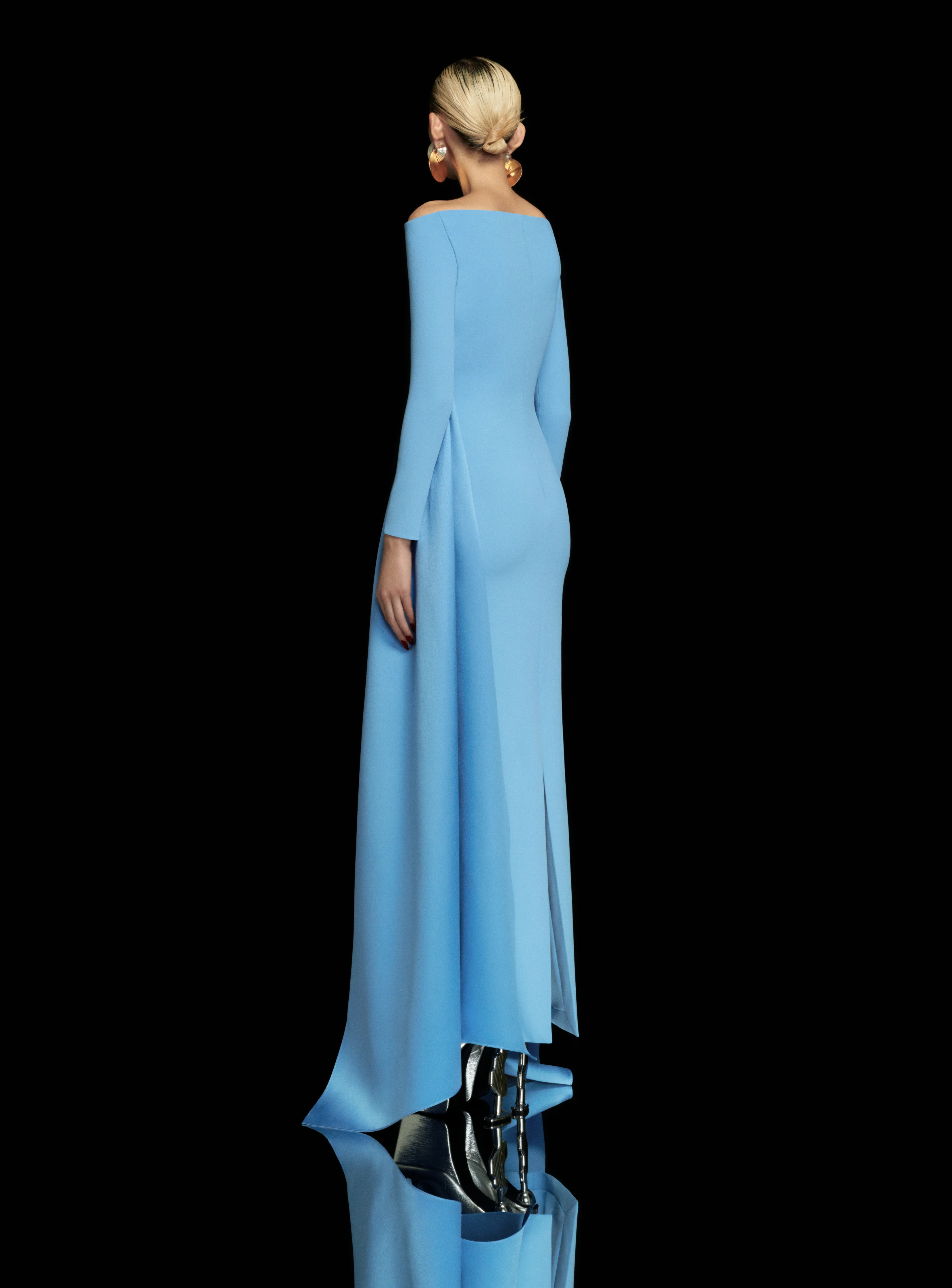 The Irma Maxi Dress in Bluebell - Image 3