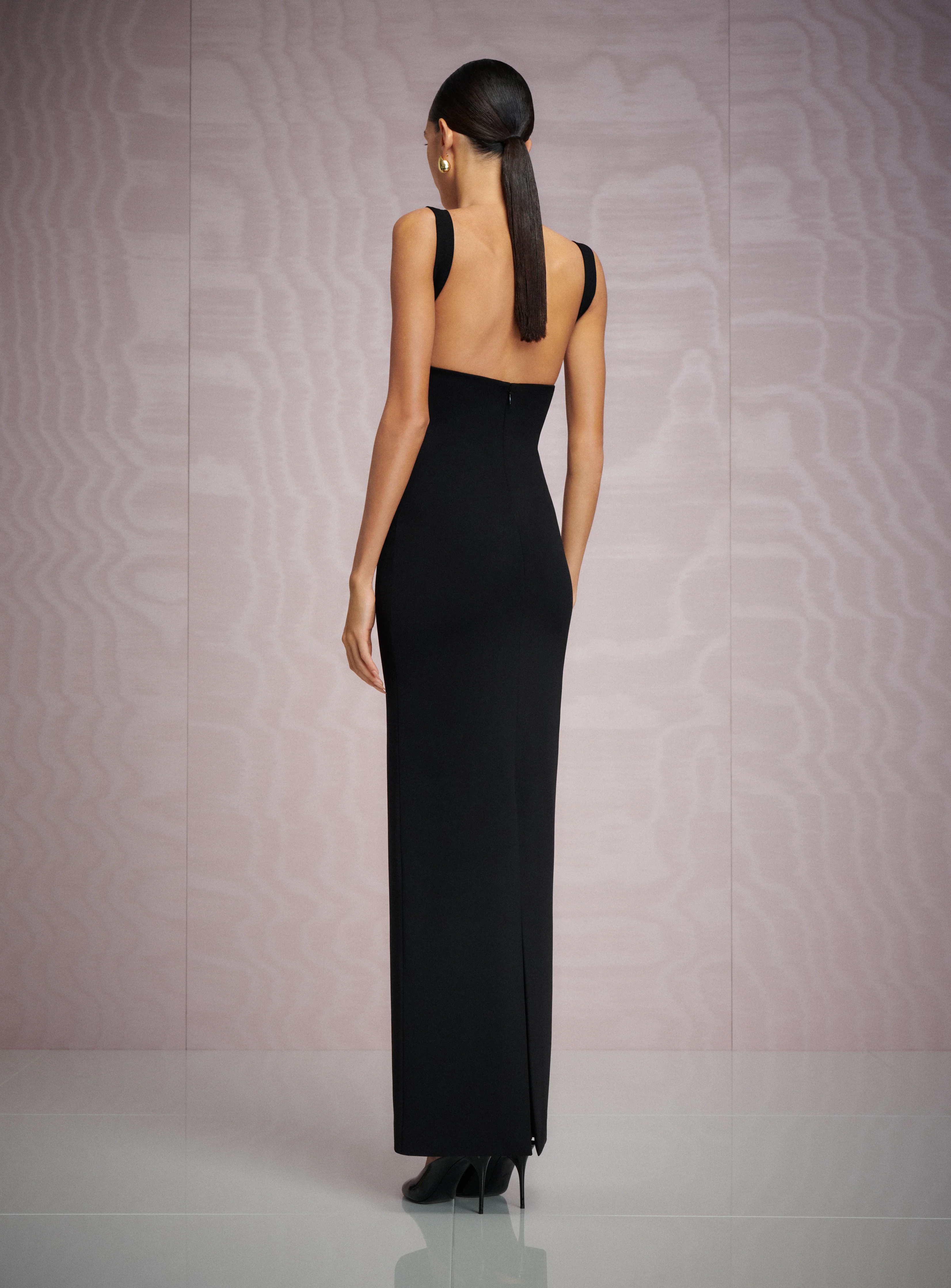 The Joni Maxi Dress in Black - Image 3