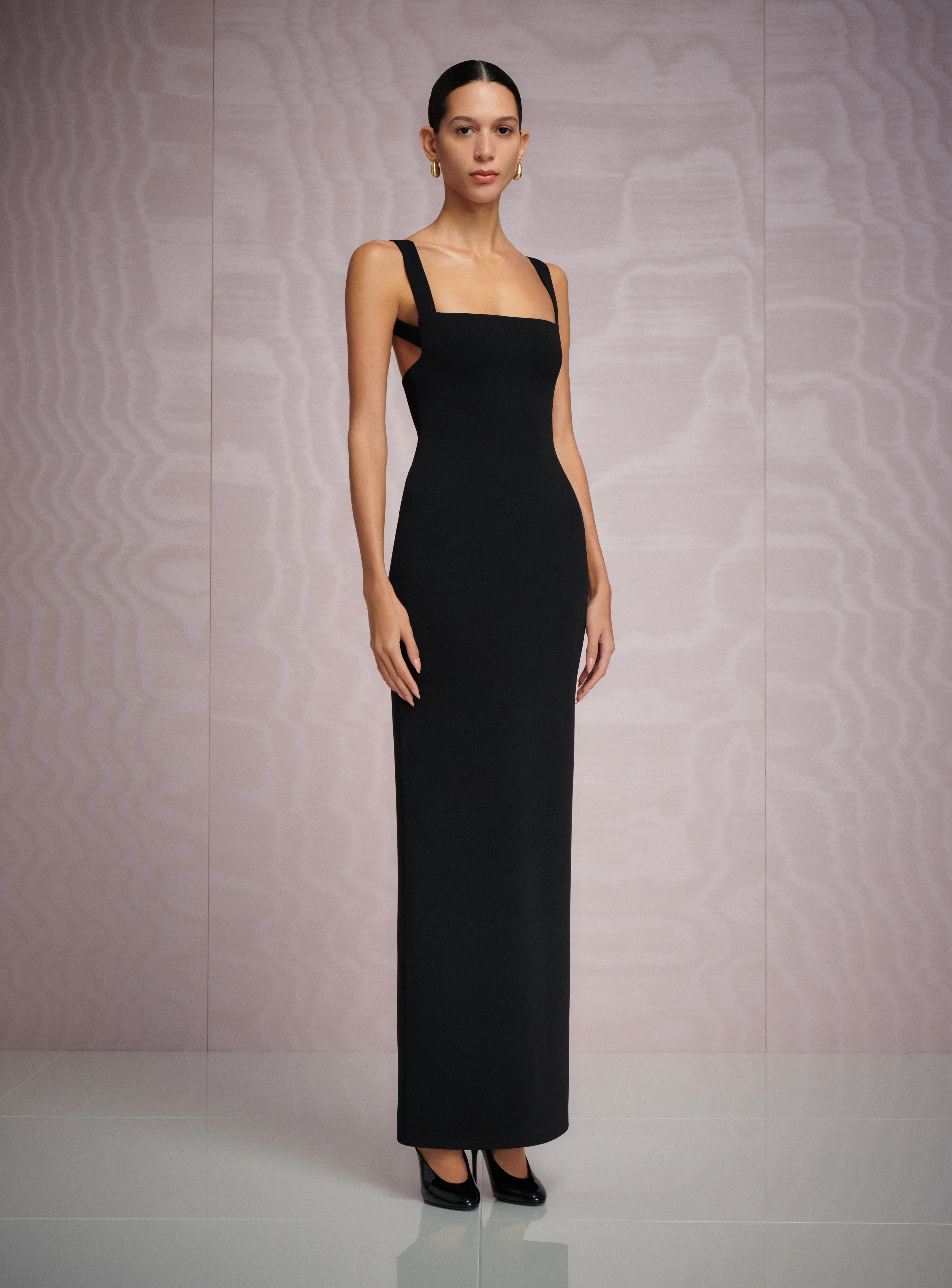 The Joni Maxi Dress in Black - Image 4