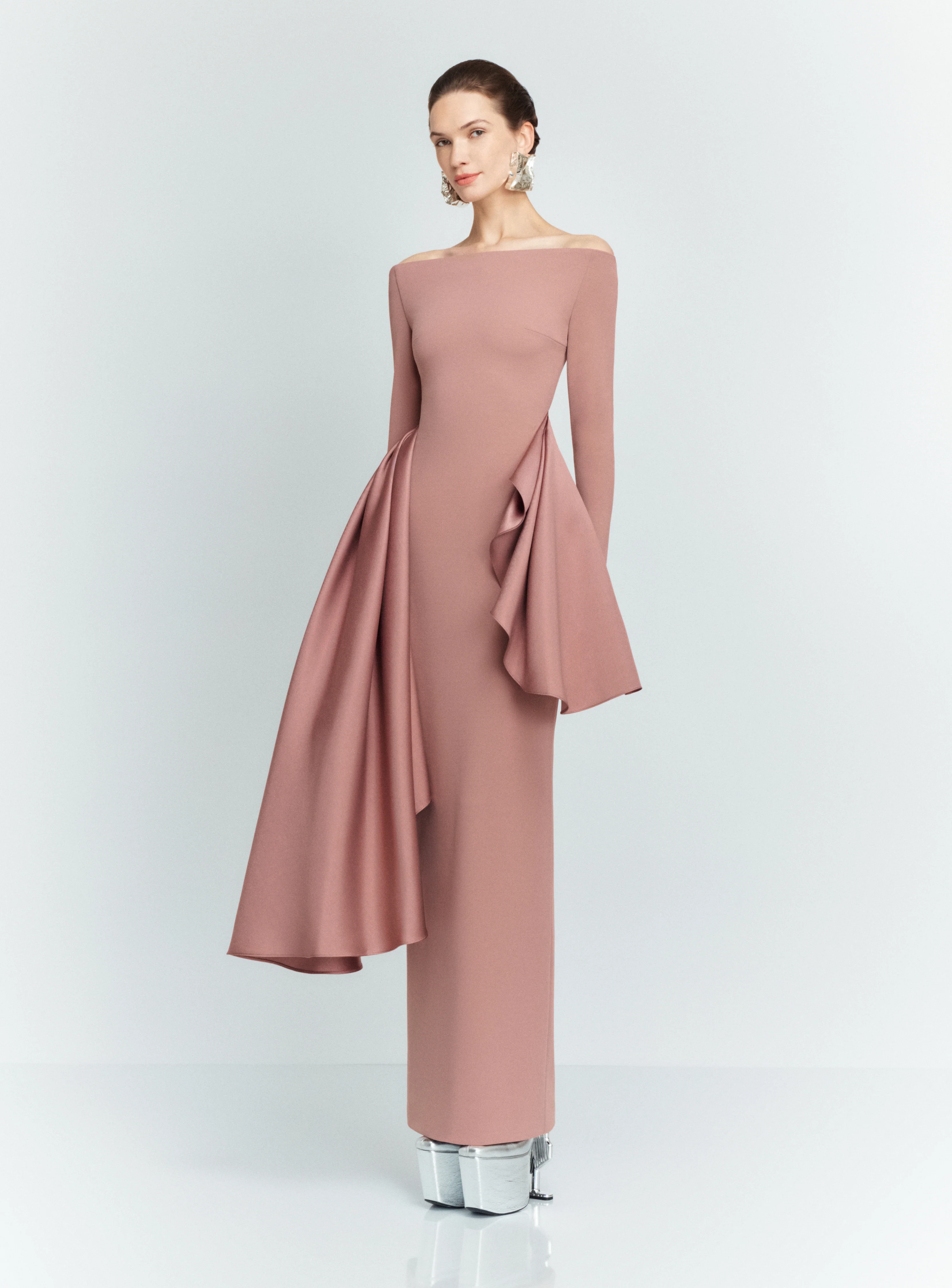 The Kiana Maxi Dress in Cocoa - Image 2