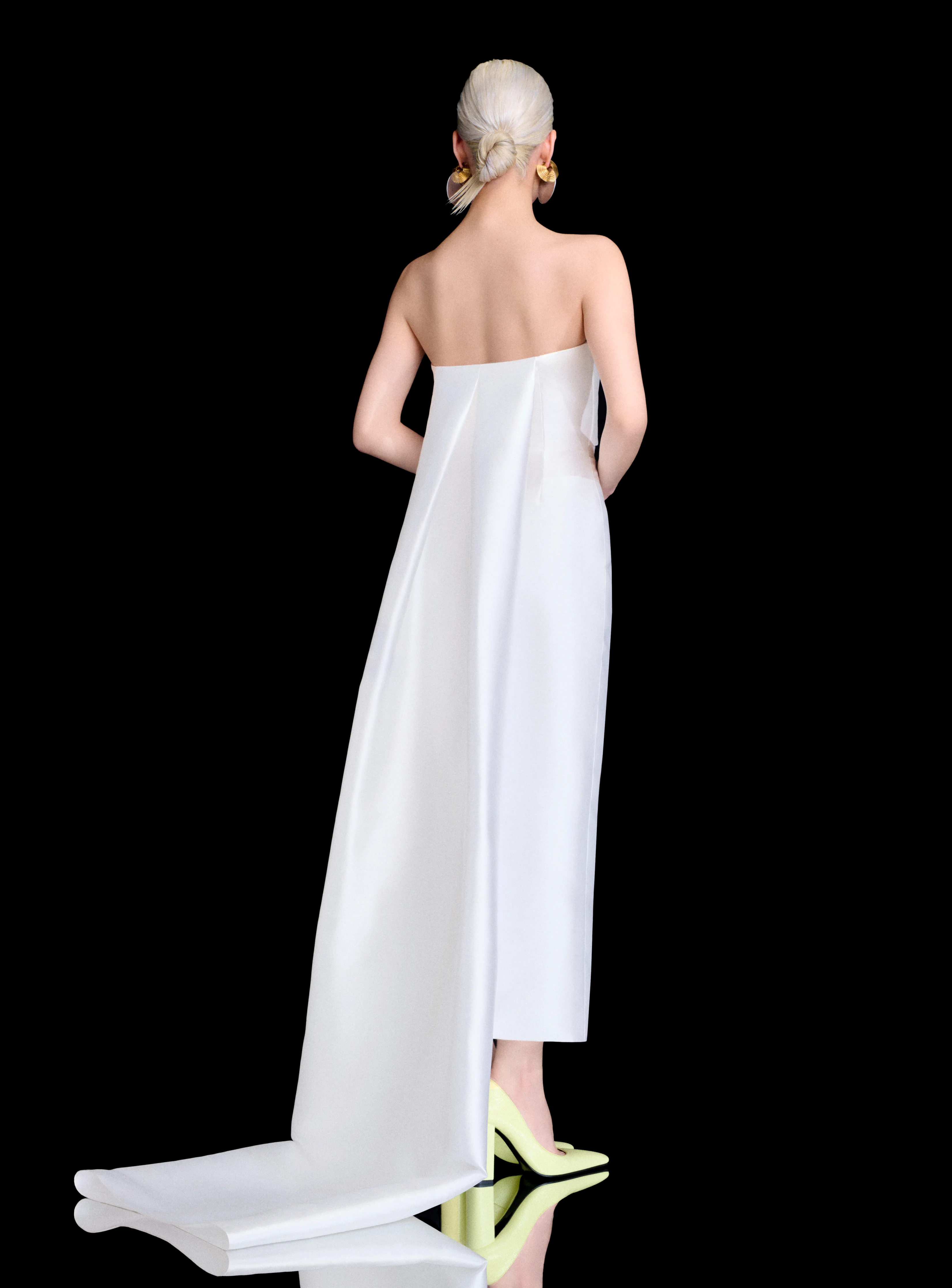 The Kiki Midaxi Dress in Cream - Image 2